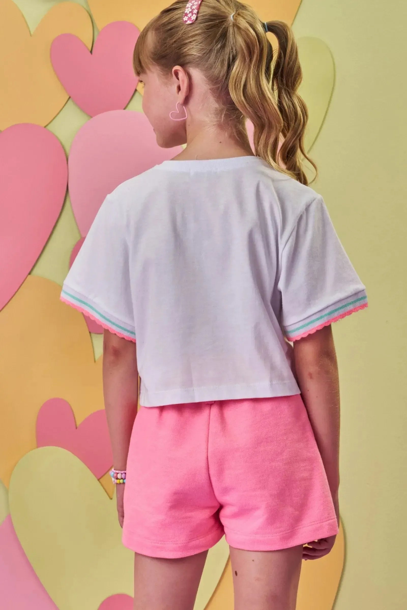 Blusa Boxy Over em Meia Malha 86920 Infanti Infantil Menina