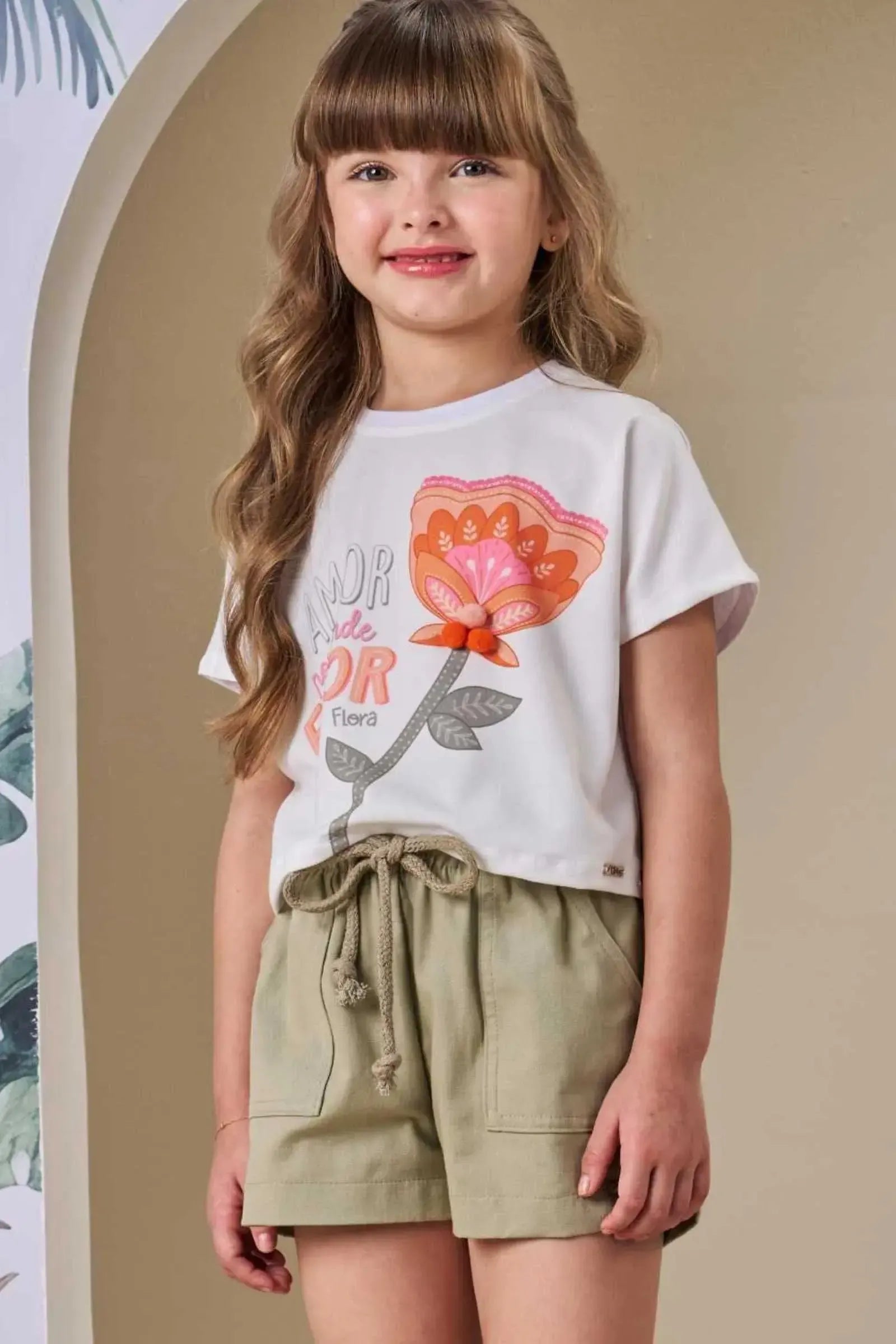 Blusa Boxy Over em Meia Malha 88705 Infanti Infantil Menina