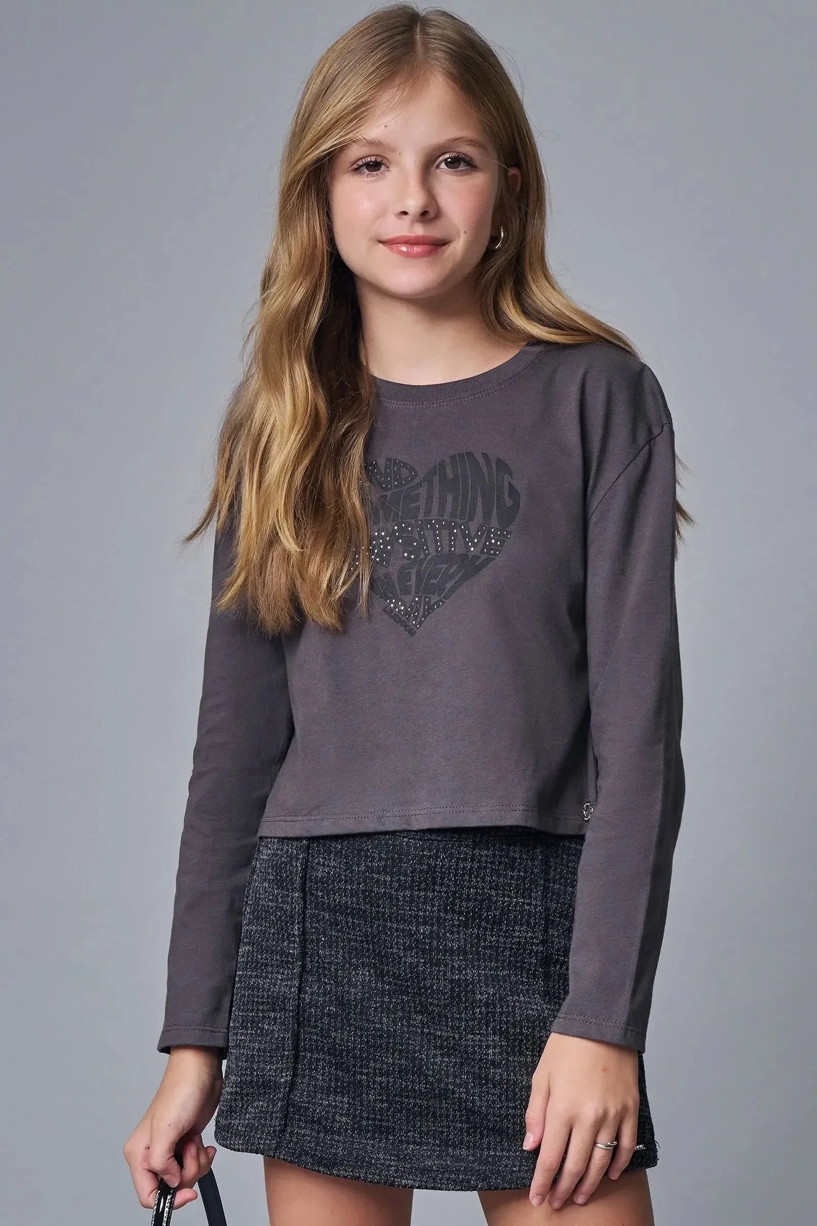 Blusa Boxy Over em Meia Malha 89073 Lilimoon Teen Menina