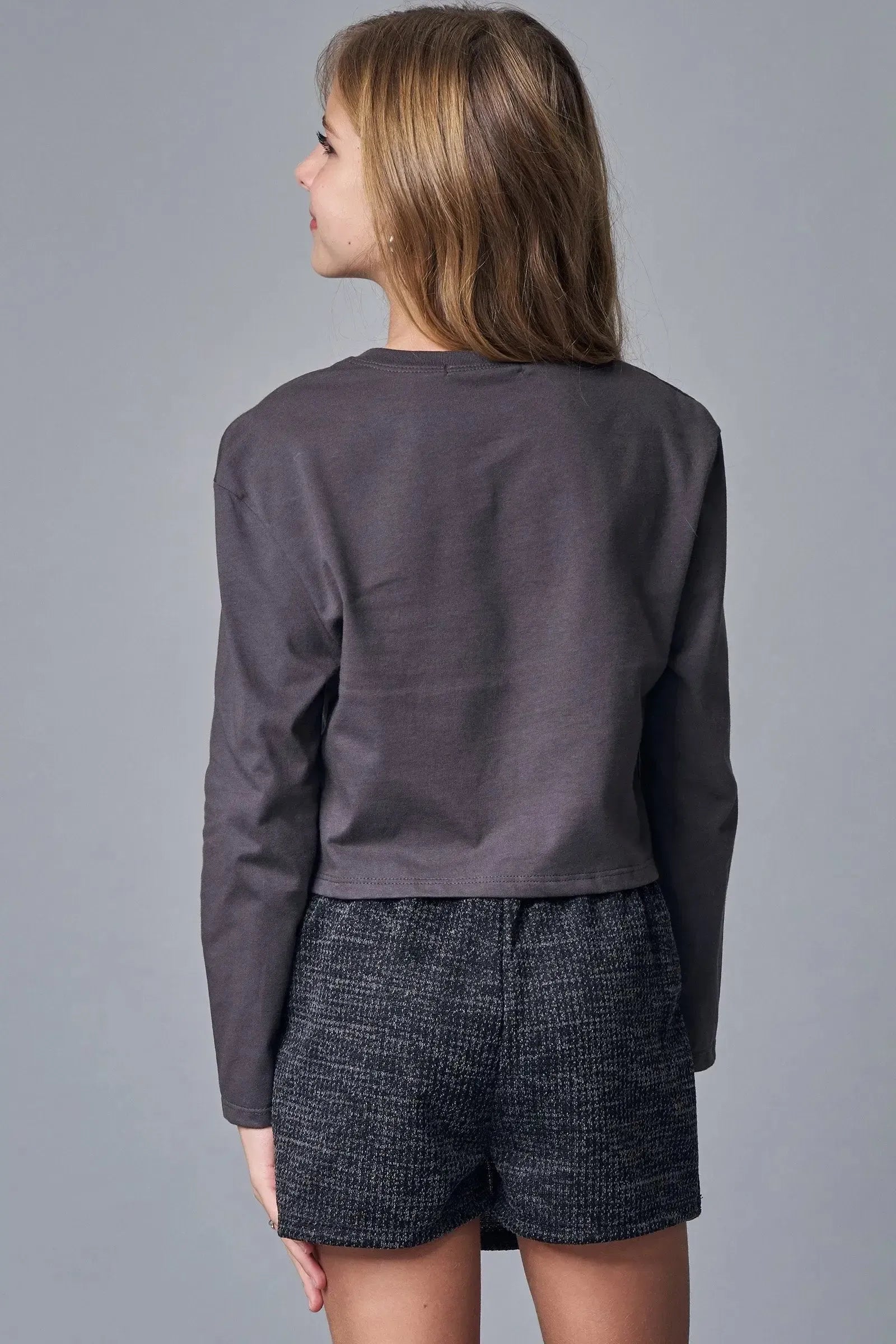 Blusa Boxy Over em Meia Malha 89073 Lilimoon Teen Menina
