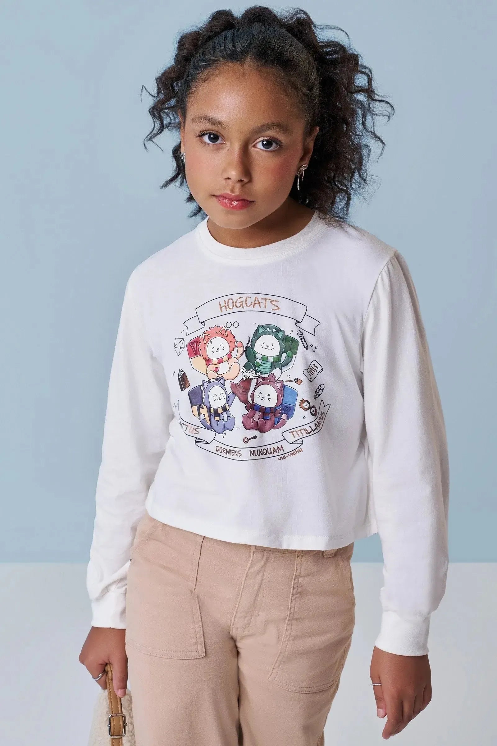 Blusa Boxy Over em Meia Malha 90163 Vic&Vicky Teen Menina