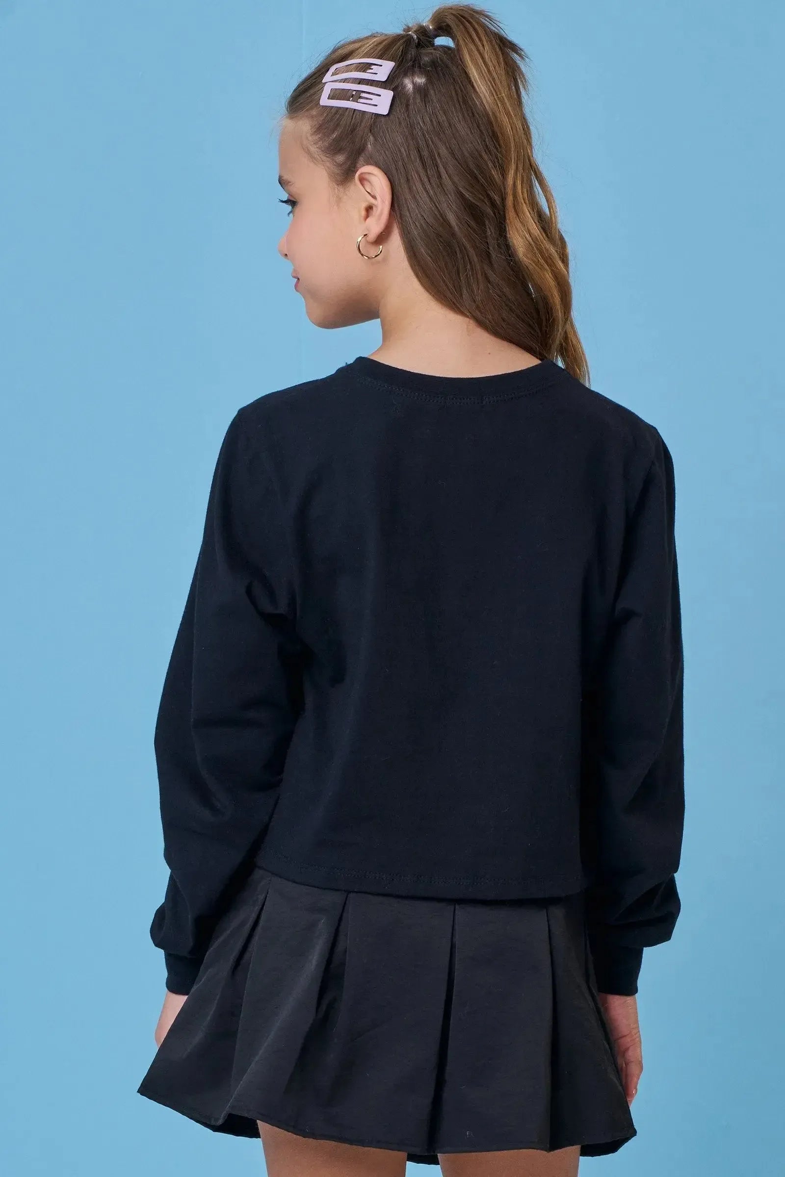 Blusa Boxy Over em Meia Malha 92175 Vic&Vicky Teen Menina