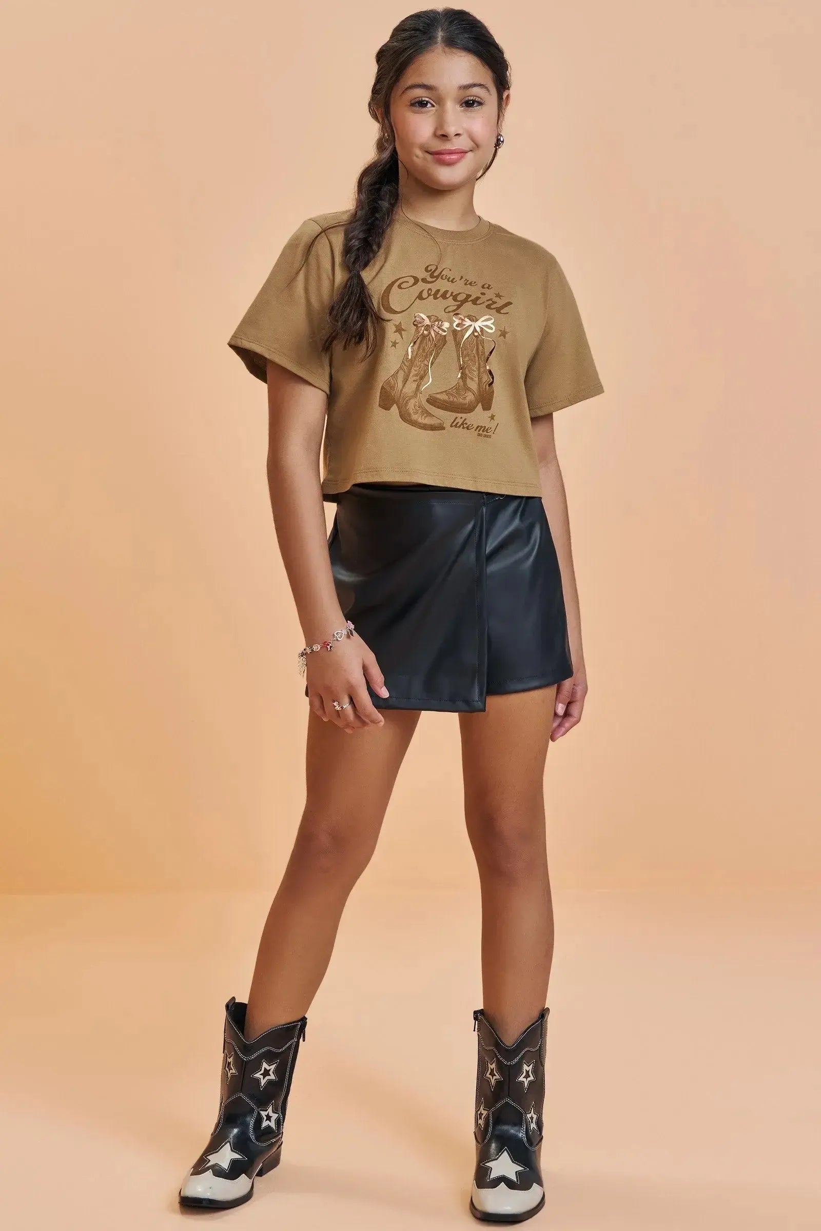 Blusa Boxy Over em Meia Malha 92733 Vic&Vicky Teen Menina