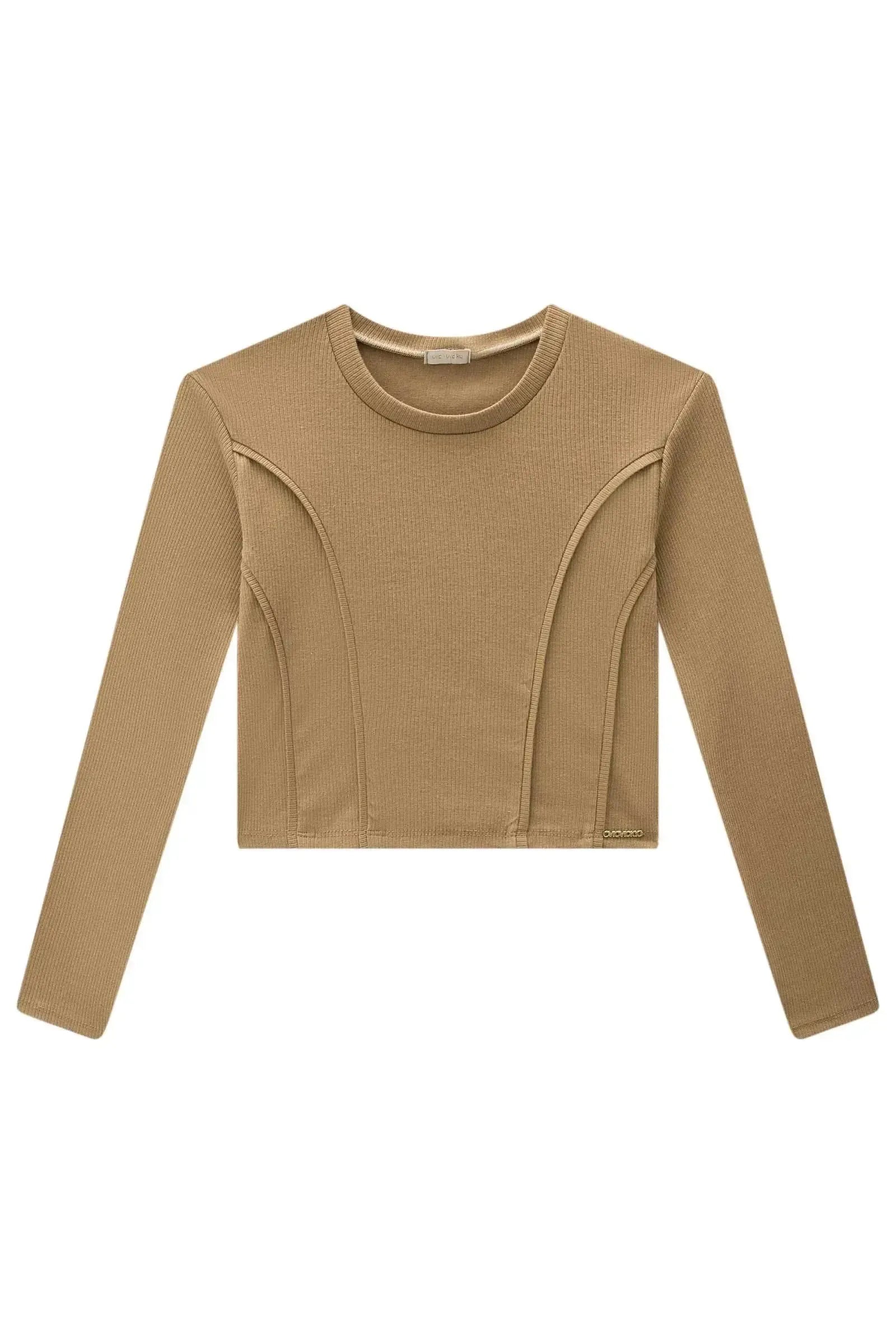 Blusa Cropped em Canelado Liz 89184 Vic&Vicky Teen Menina