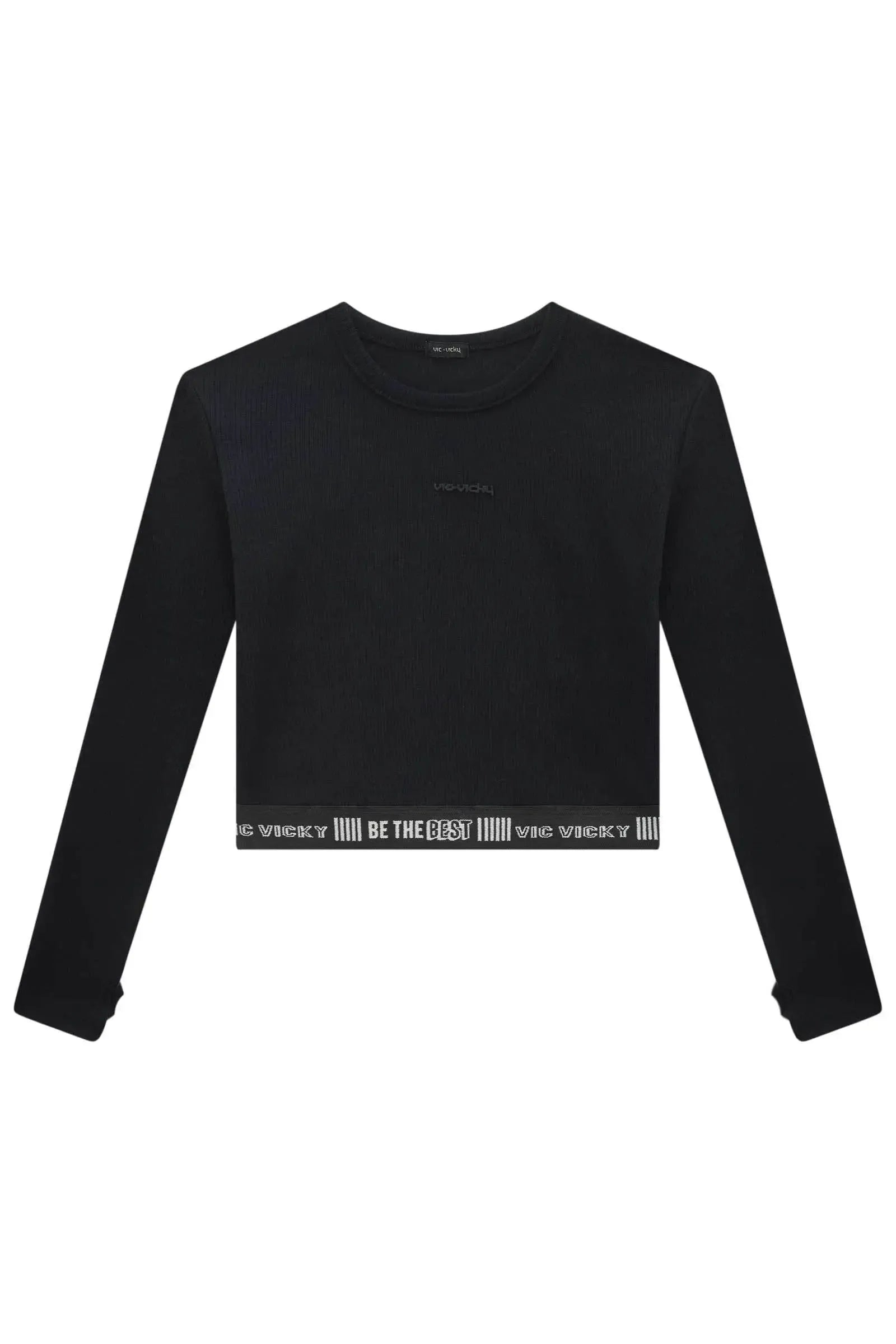 Blusa Cropped em Canelado Liz 92740 Vic&Vicky Teen Menina