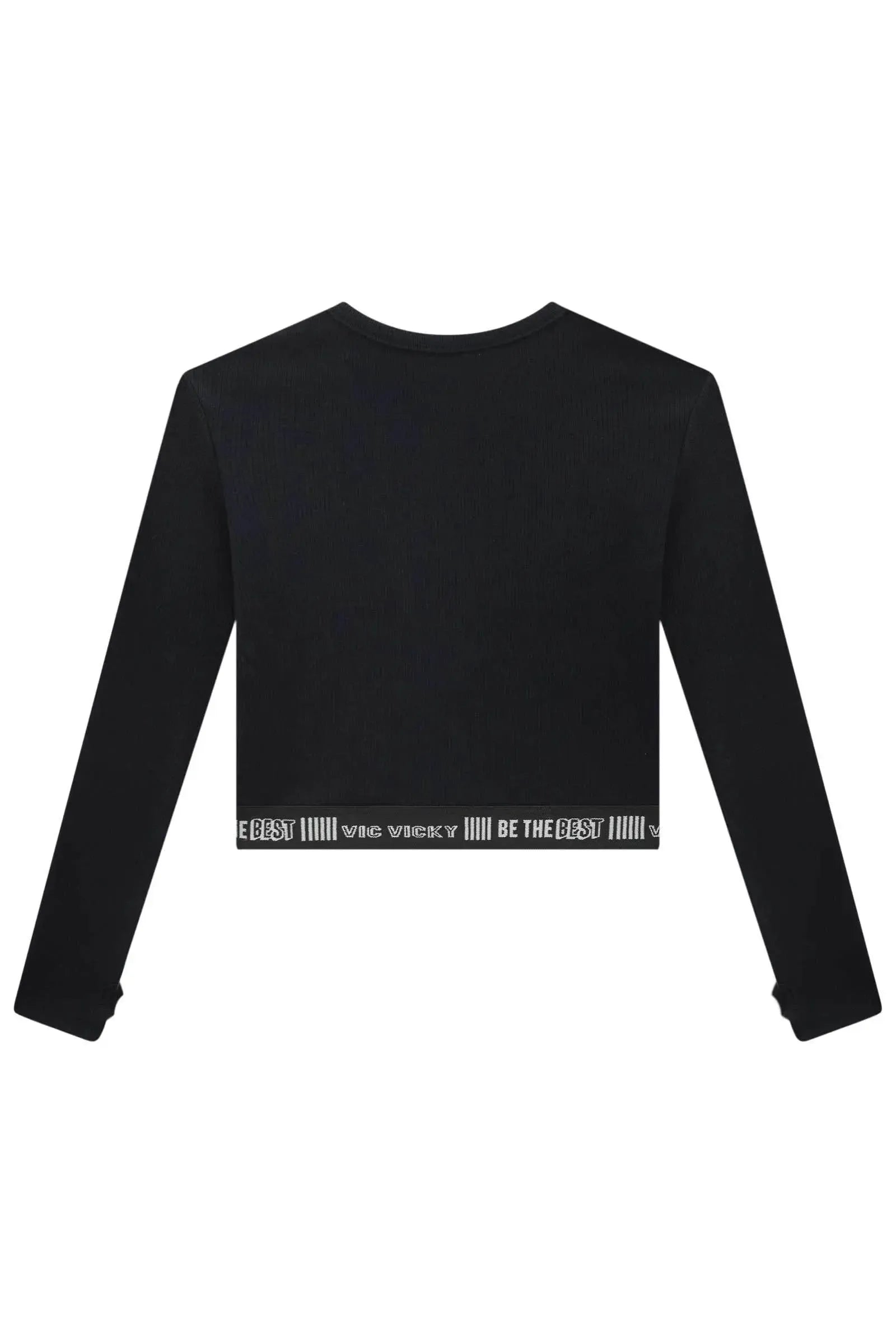 Blusa Cropped em Canelado Liz 92740 Vic&Vicky Teen Menina