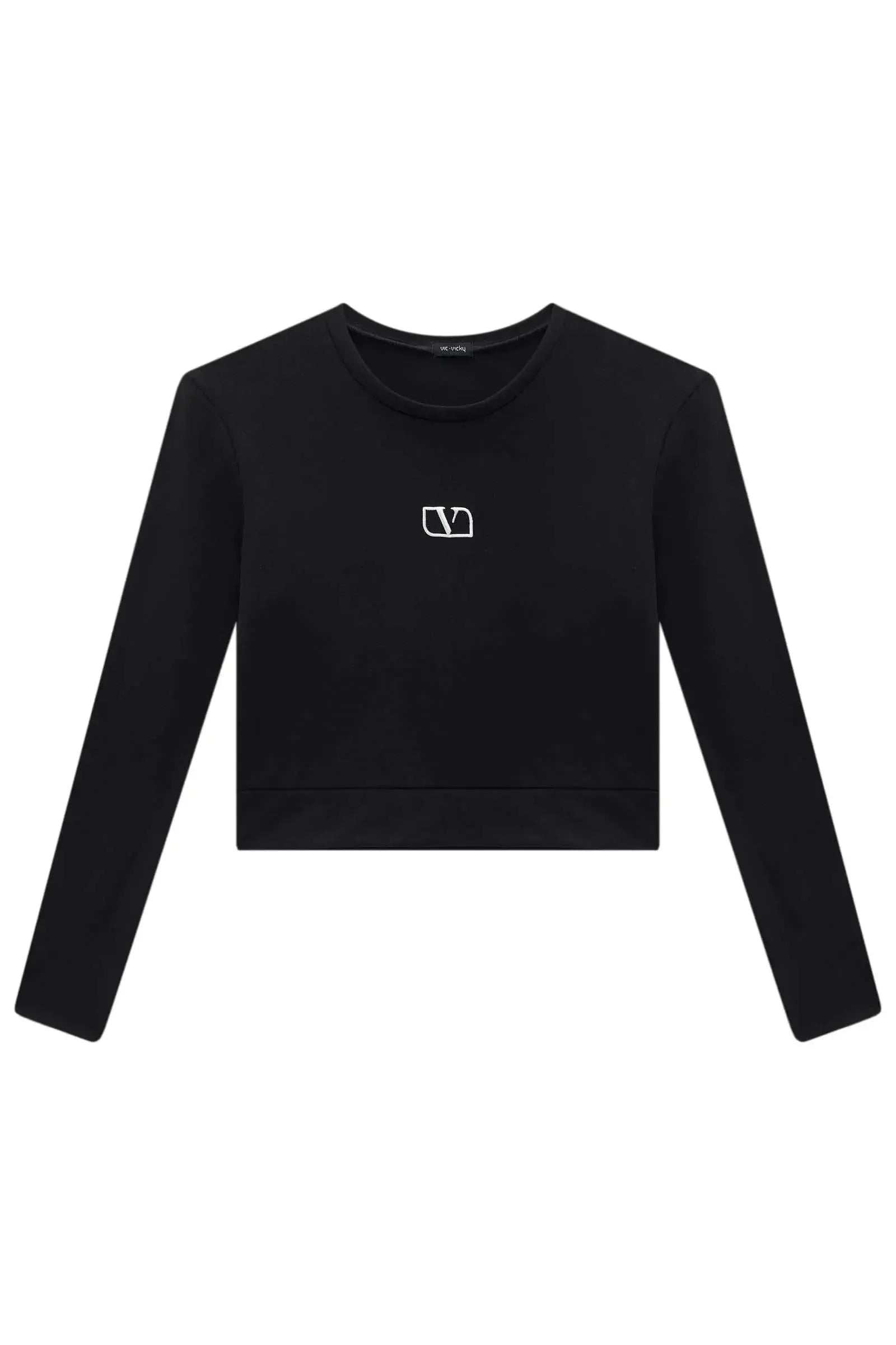 Blusa Cropped em Poliamida 90605 Vic&Vicky Teen Menina