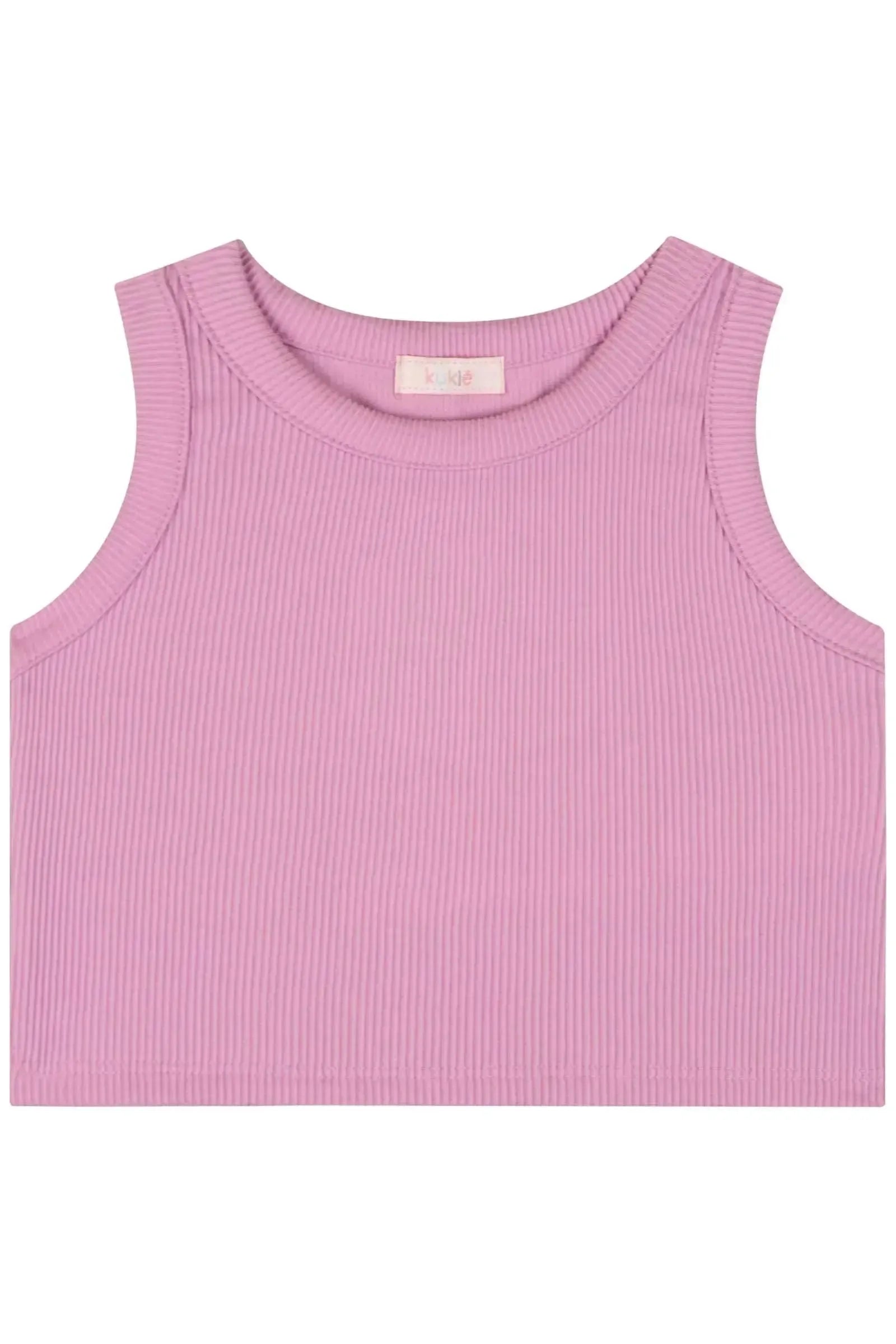 Blusa Cropped em Soft Line 82972 Kukiê Infantil Menina