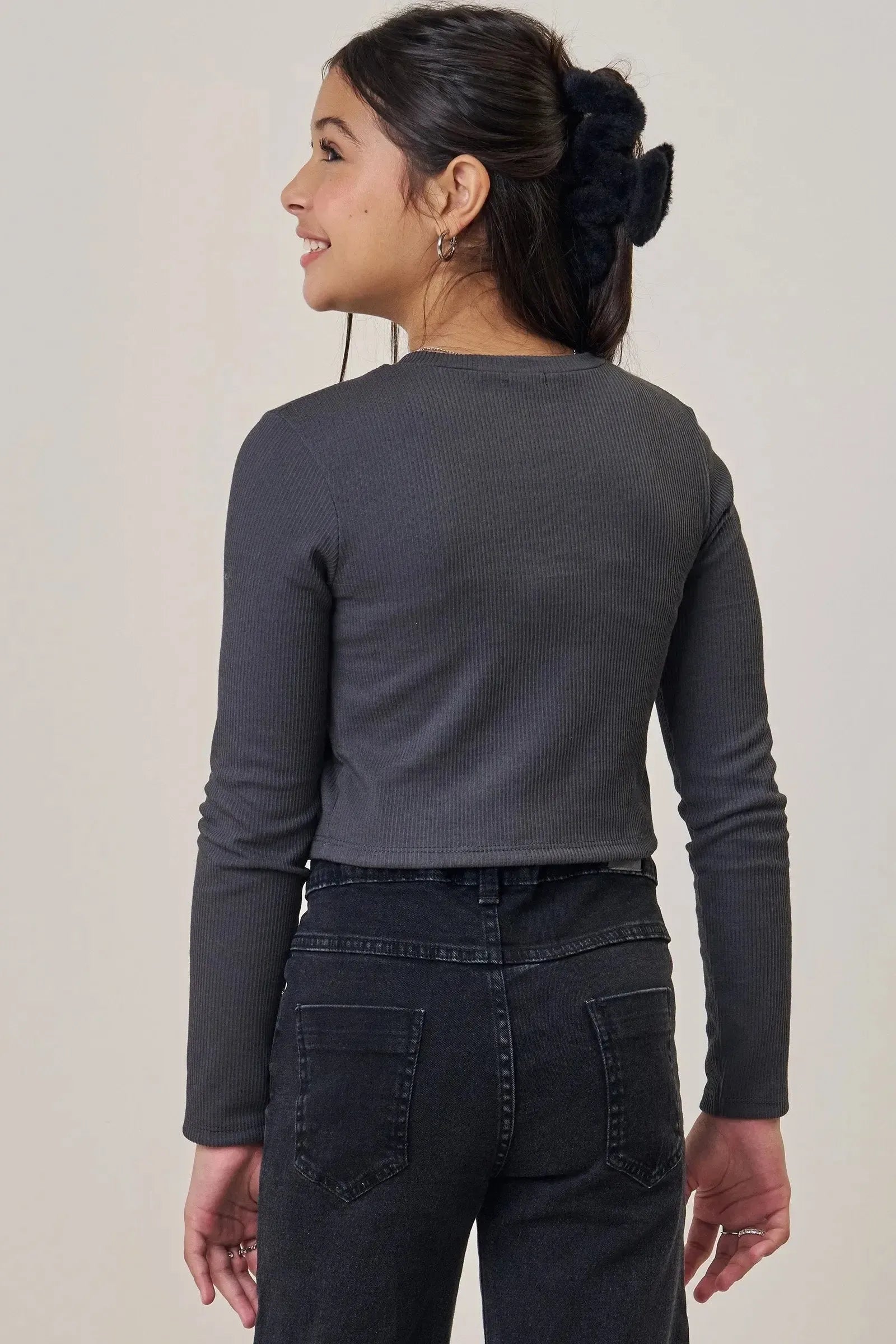 Blusa Cropped em Soft Line 90619 Vic&Vicky Teen Menina