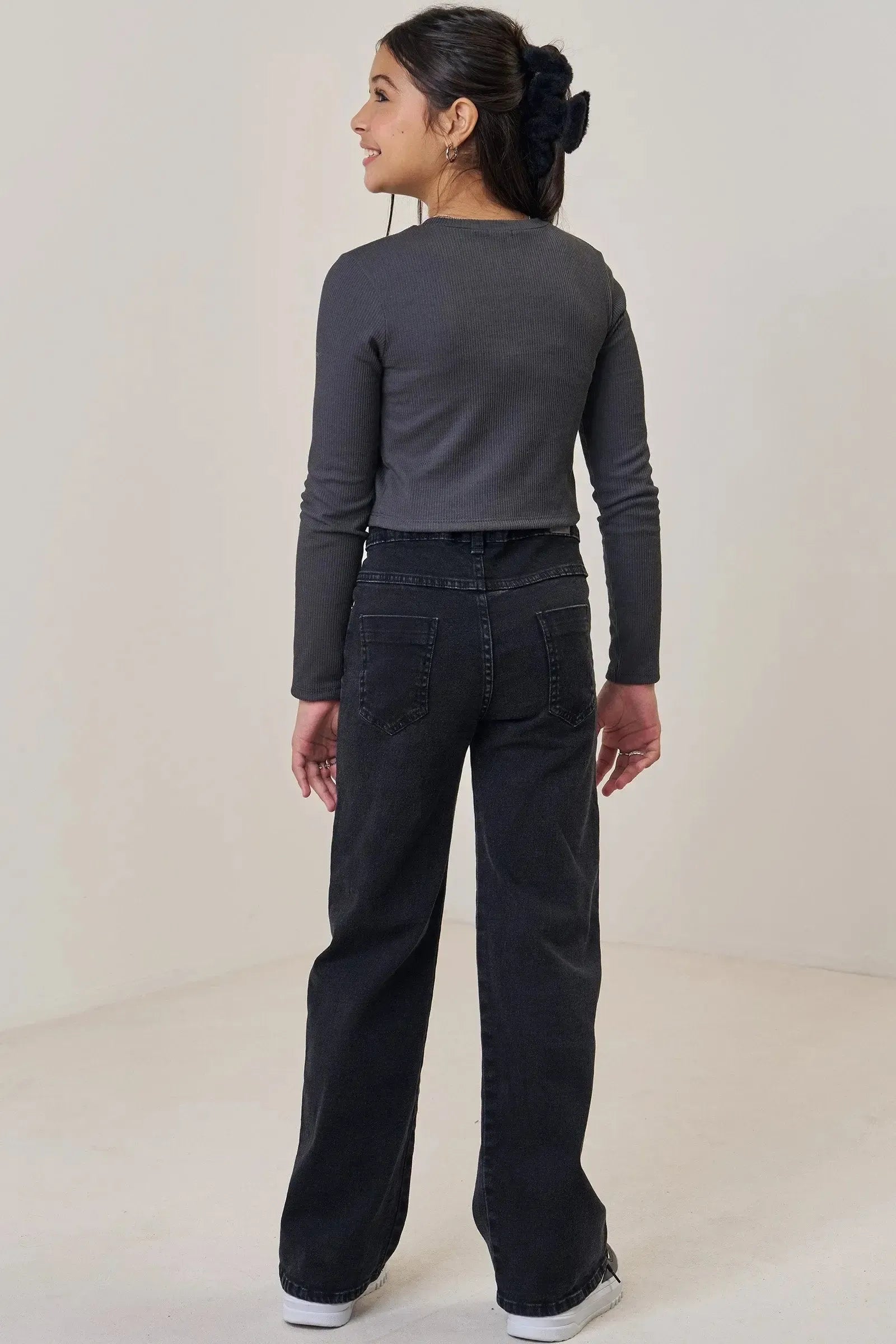 Blusa Cropped em Soft Line 90619 Vic&Vicky Teen Menina