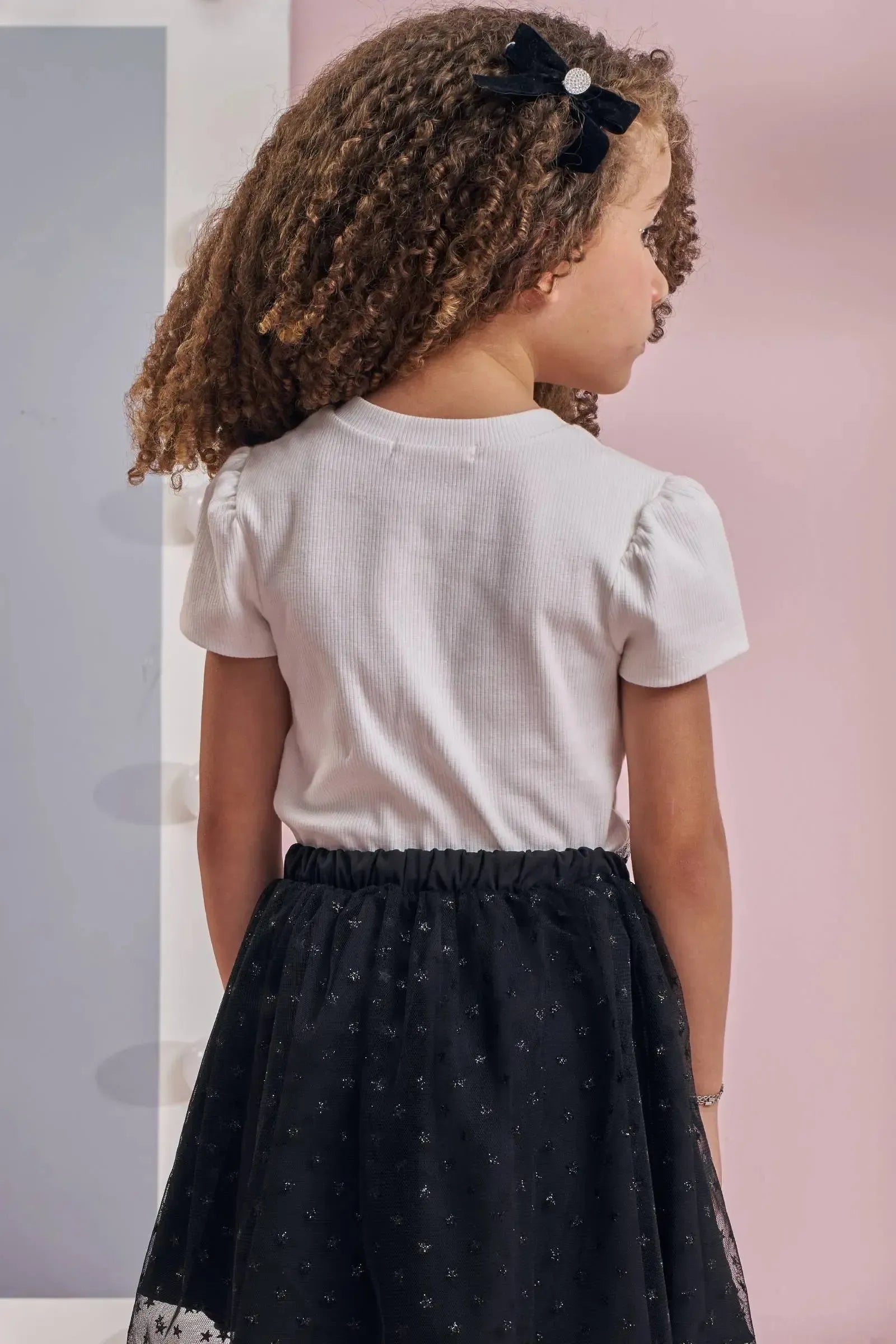 Blusa em Canelado 97256 Kukiê Infantil Menina
