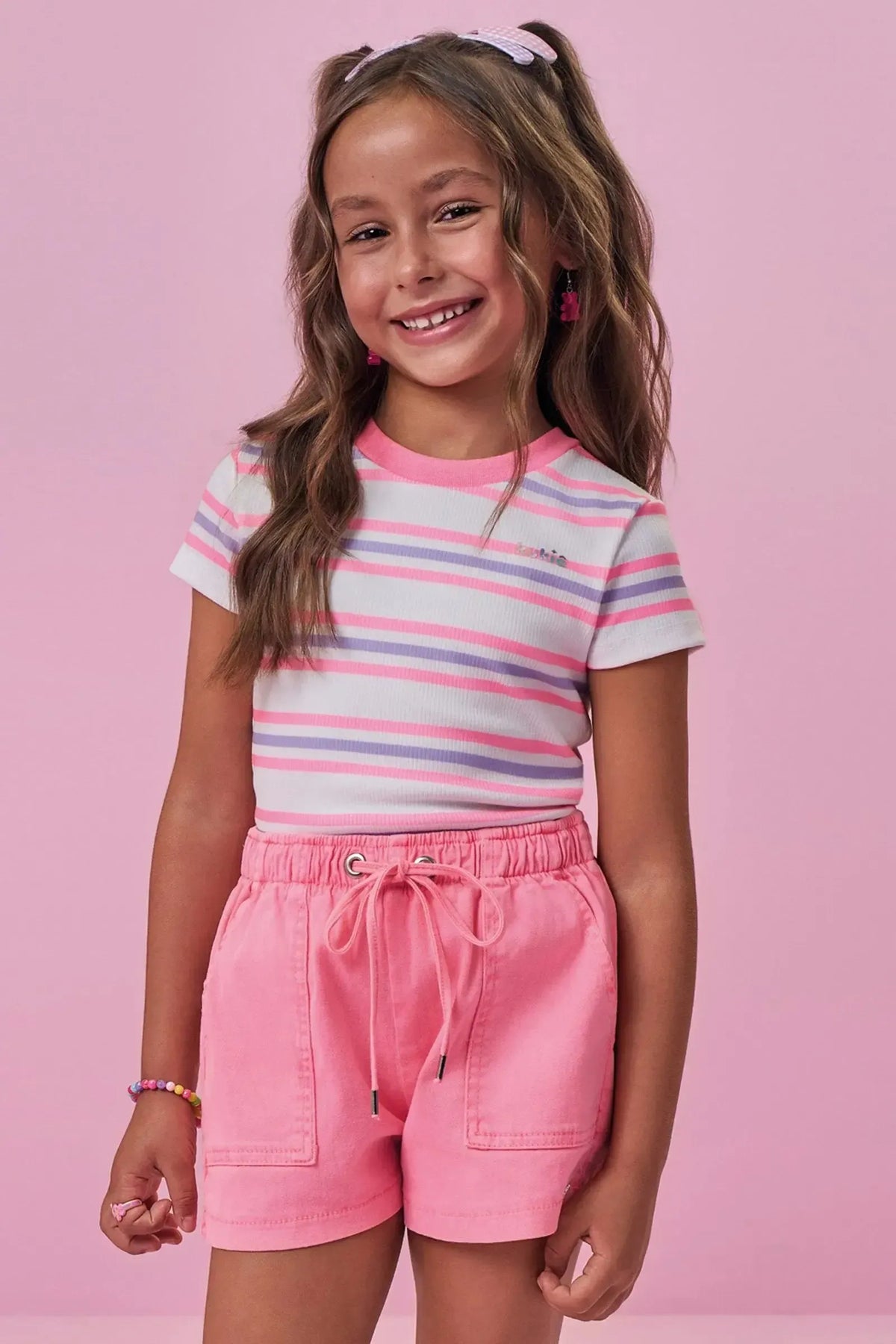 Blusa em Canelado 98053 Kukiê Infantil Menina