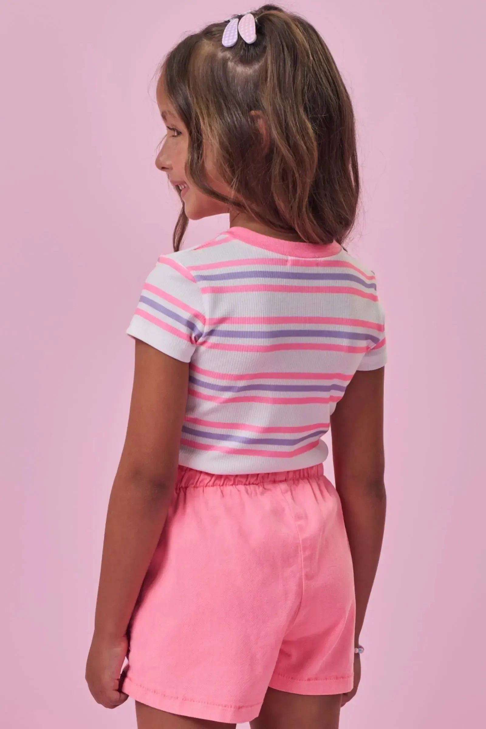 Blusa em Canelado 98053 Kukiê Infantil Menina