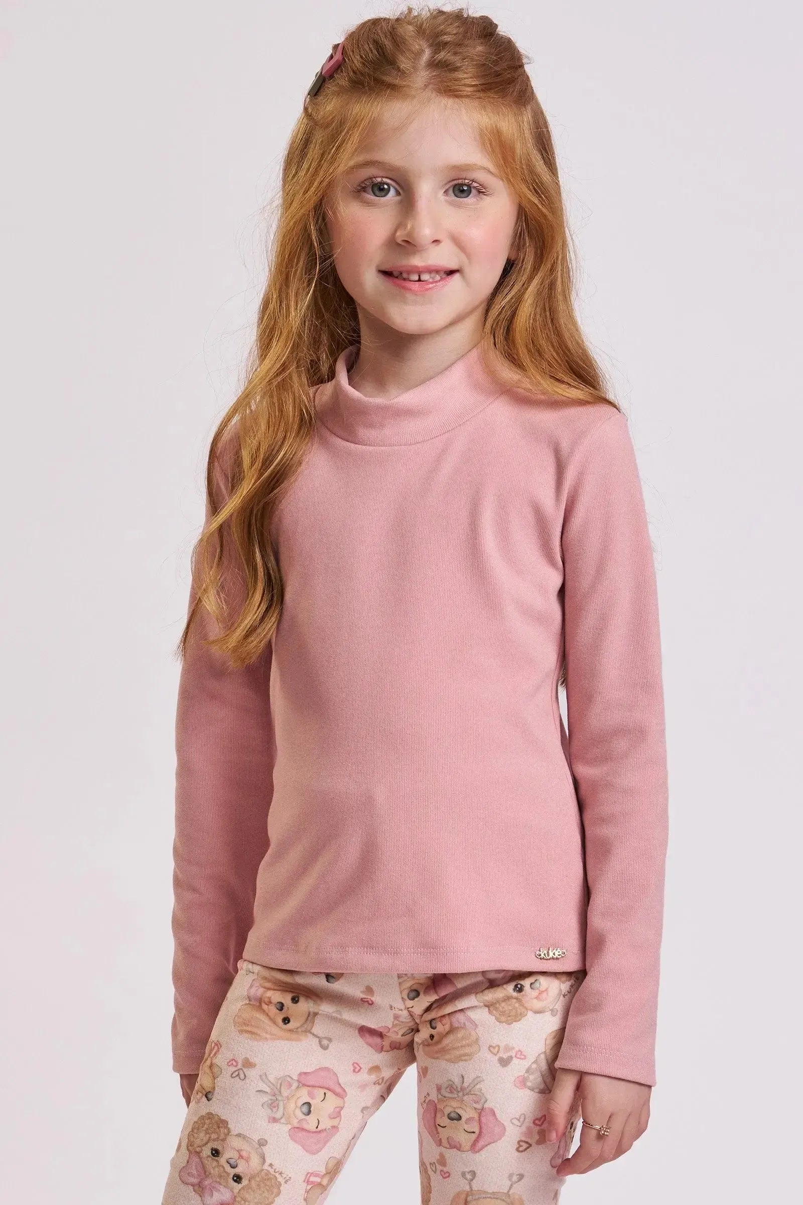 Blusa em Canelado Comfy 89259 Kukiê Infantil Menina