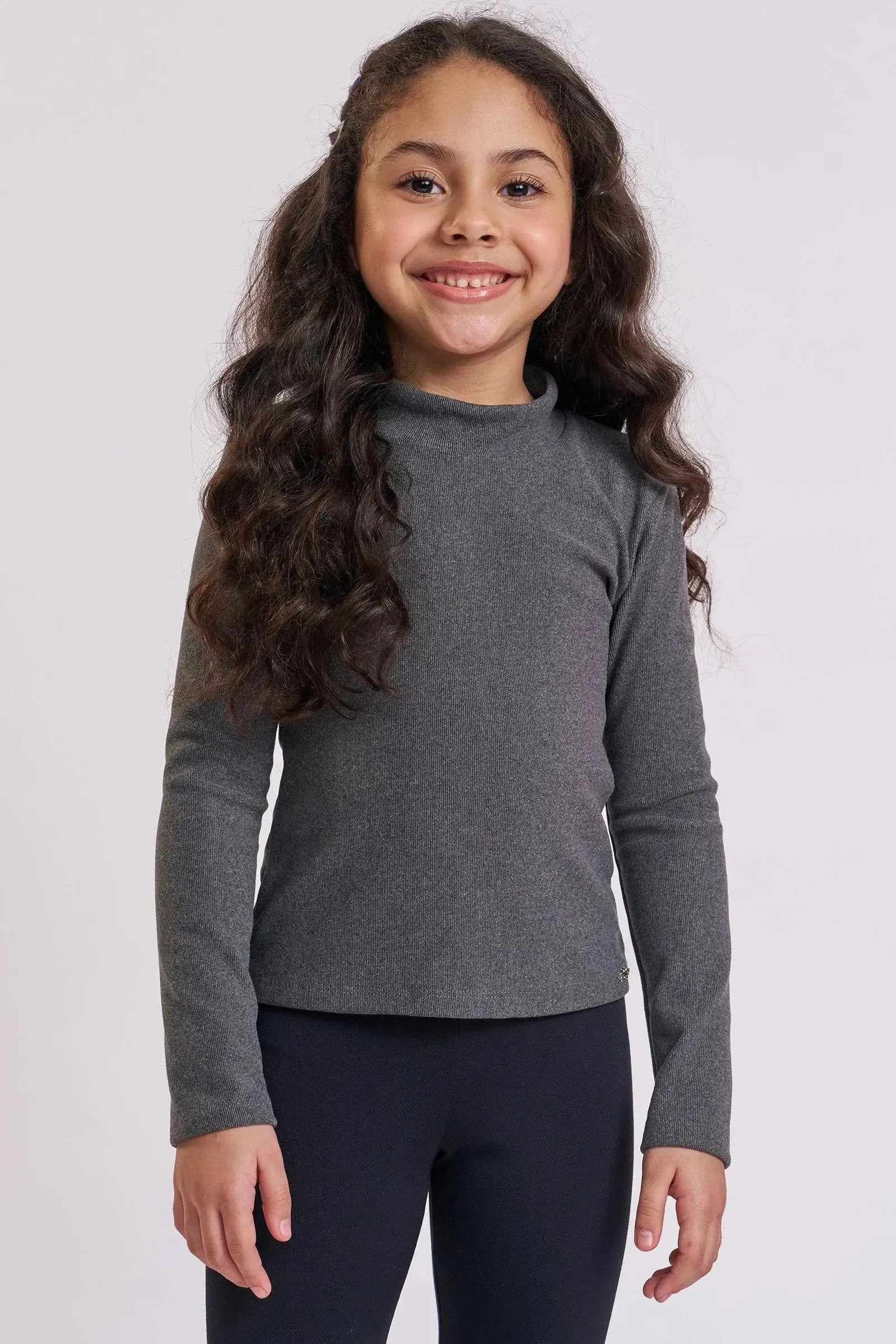 Blusa em Canelado Comfy 89259 Kukiê Infantil Menina