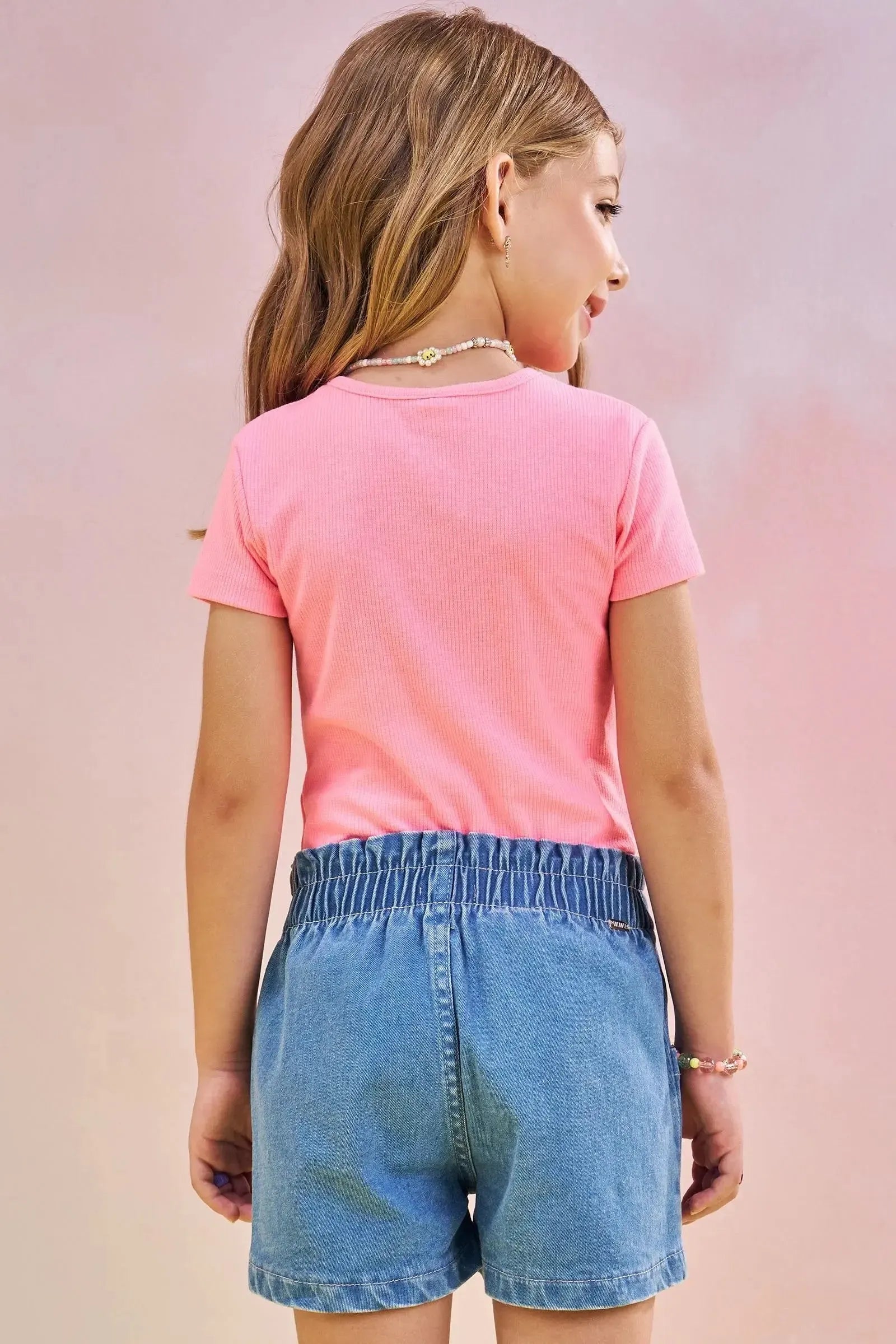 Blusa em Canelado Liz 82826 Infanti Infantil Menina