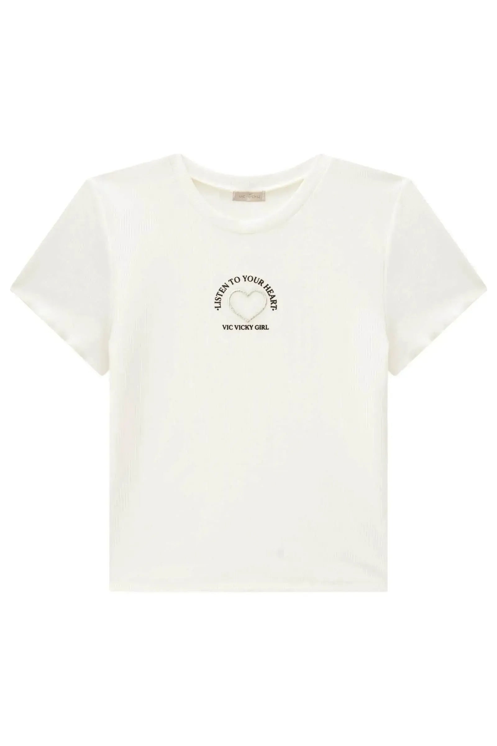 Blusa em Canelado Liz 87115 Vic&Vicky Teen Menina