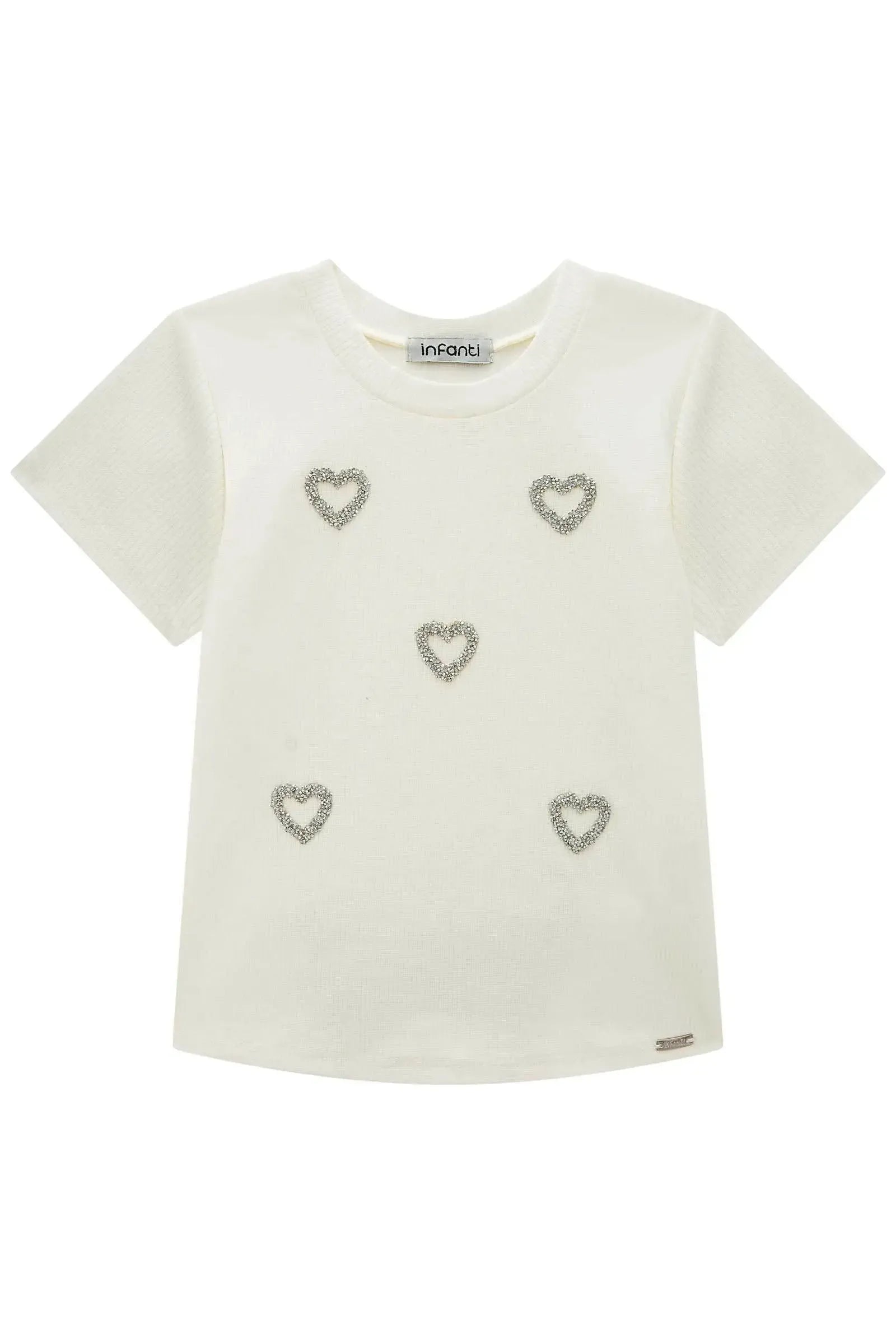Blusa em Canelado Liz 87250 Infanti Infantil Menina