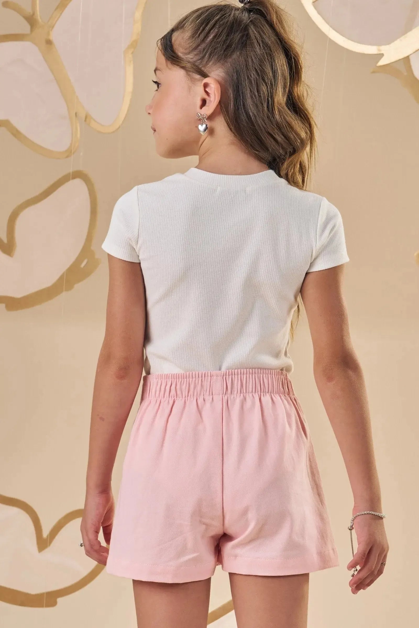 Blusa em Canelado Liz 87250 Infanti Infantil Menina