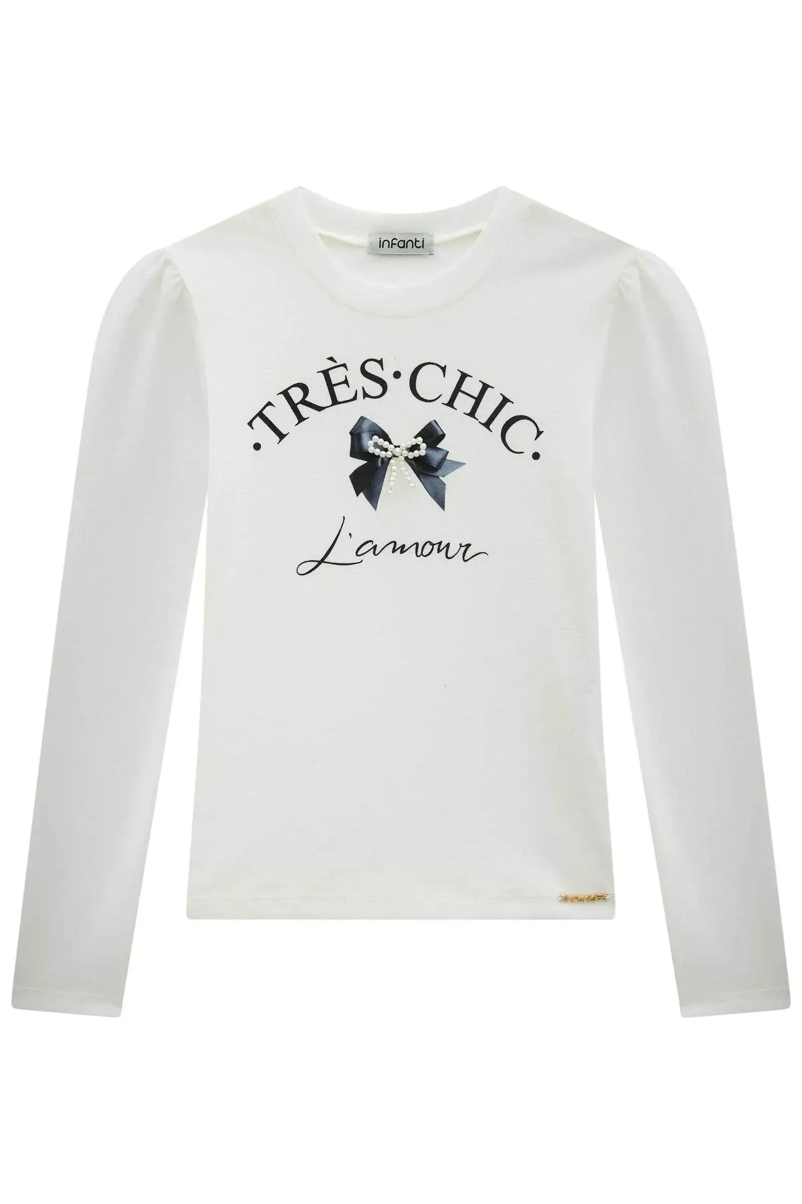 Blusa em Canelado Liz 89219 Infanti Infantil Menina