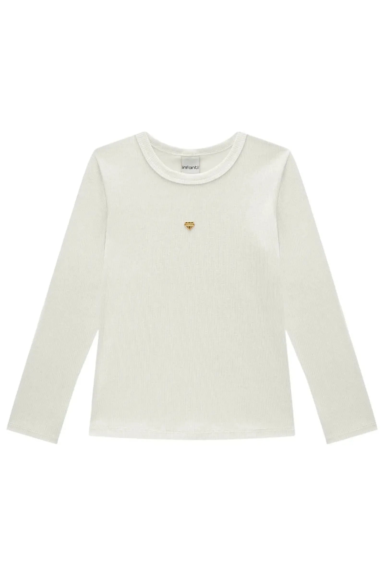 Blusa em Canelado Liz 89225 Infanti Infantil Menina