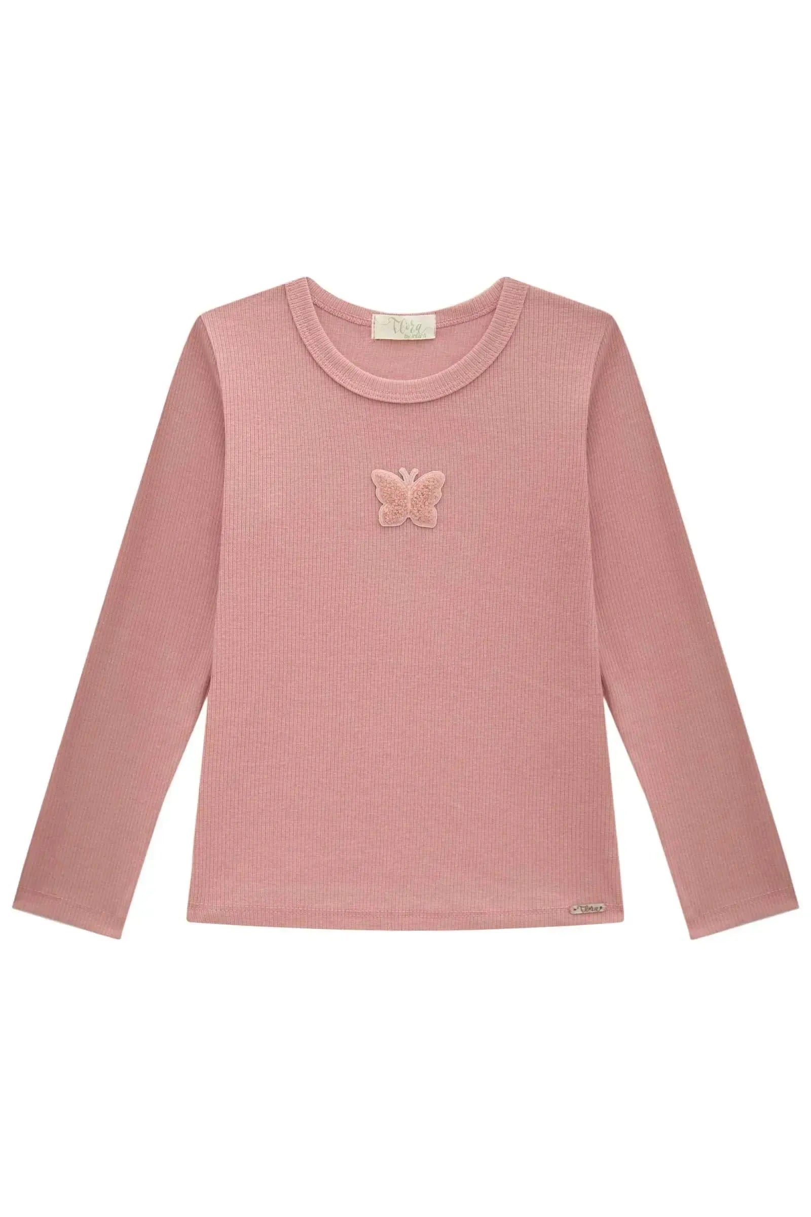 Blusa em Canelado Liz 89417 Infanti Infantil Menina