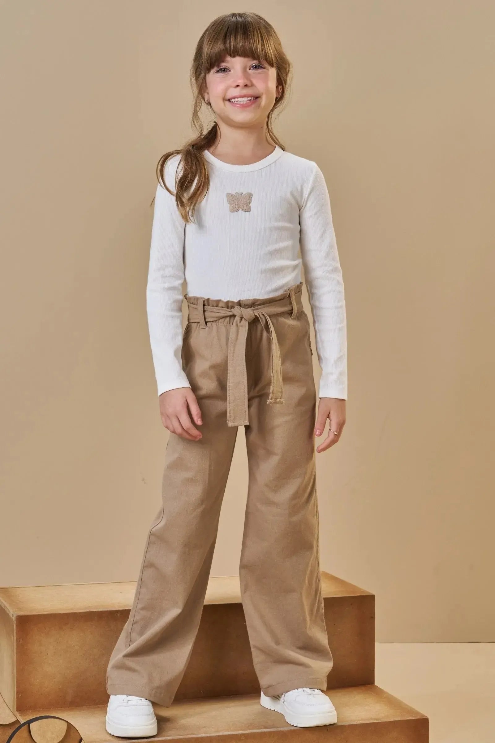 Blusa em Canelado Liz 89417 Infanti Infantil Menina