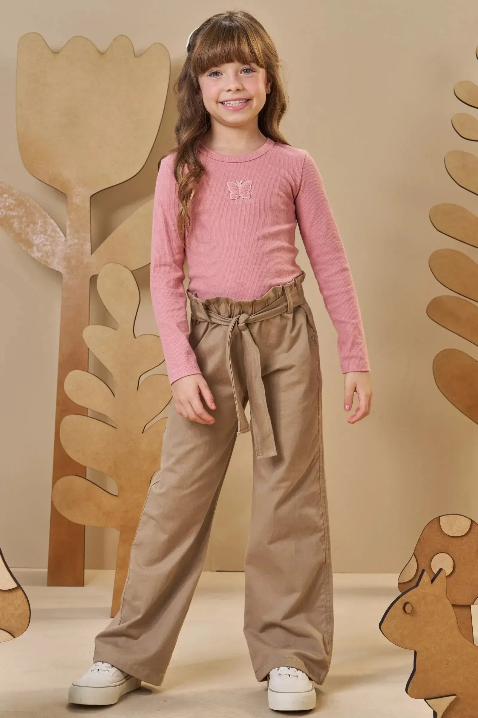 Blusa em Canelado Liz 89417 Infanti Infantil Menina