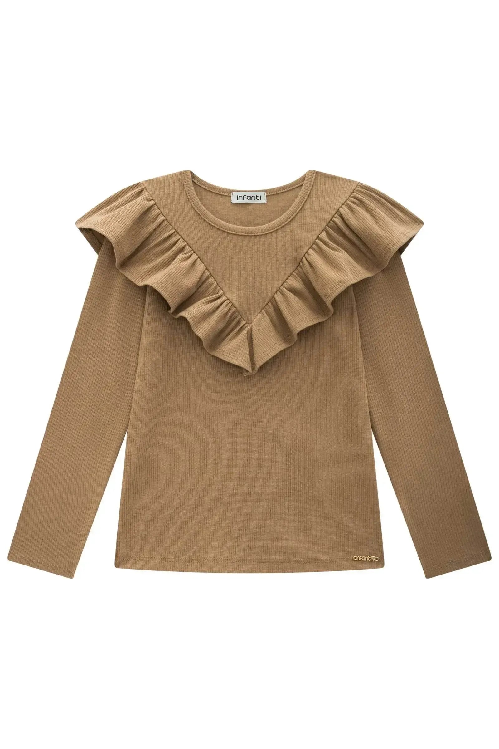 Blusa em Canelado Liz 89804 Infanti Infantil Menina