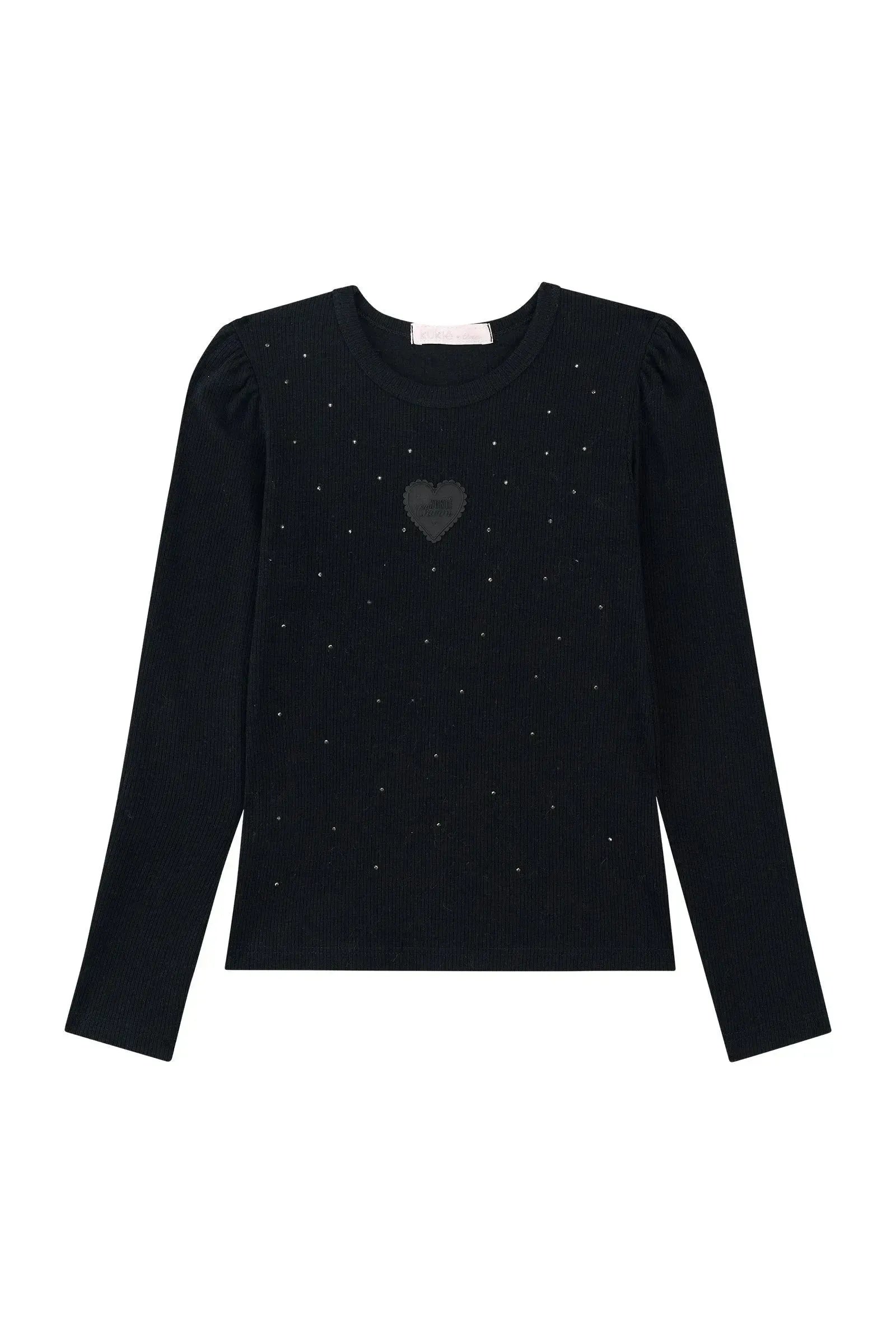 Blusa em Canelado Liz 90916 Kukiê Infantil Menina