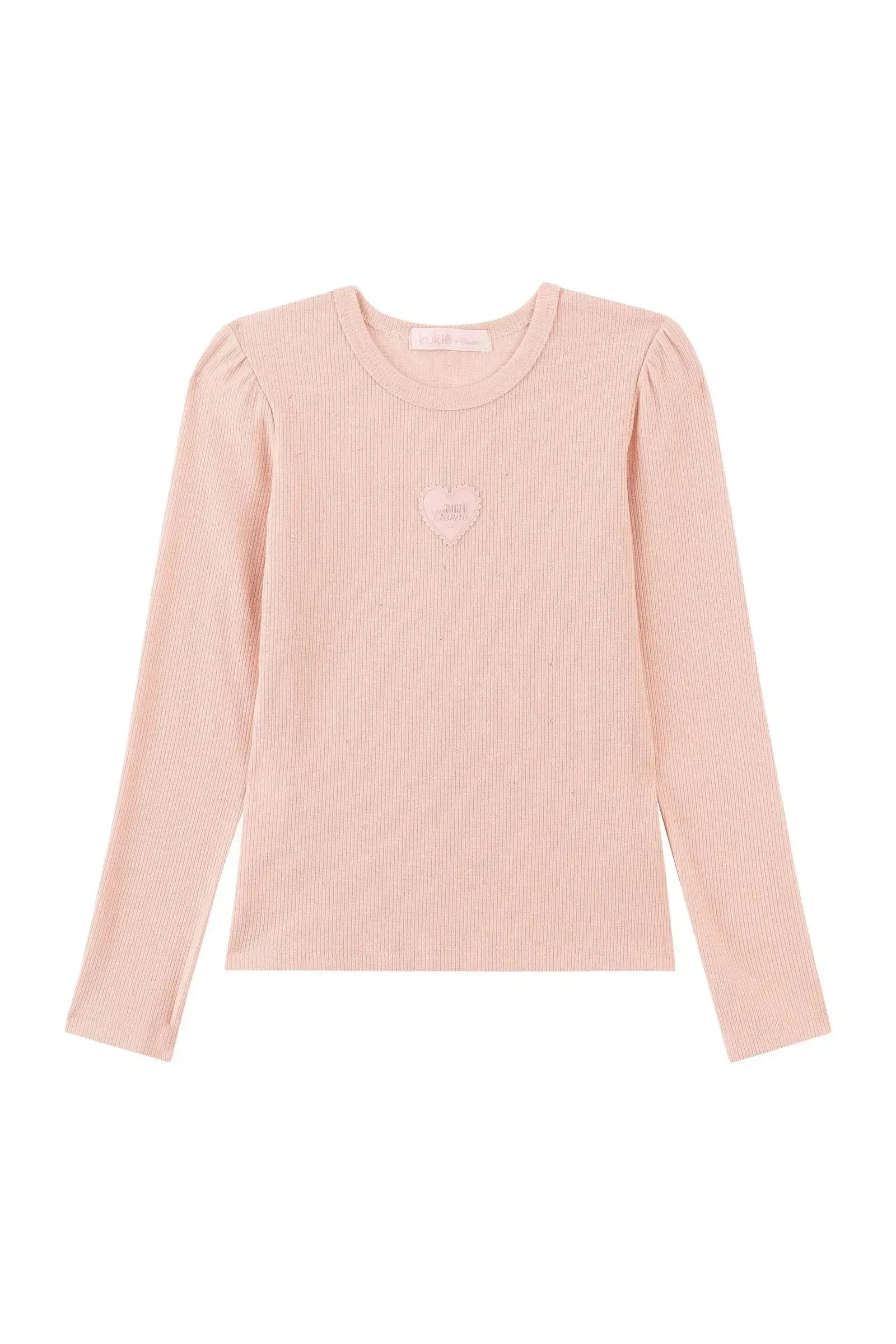 Blusa em Canelado Liz 90916 Kukiê Infantil Menina