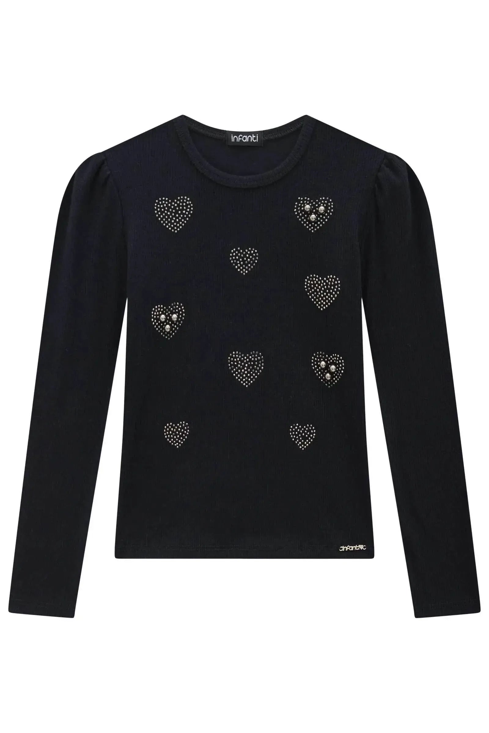 Blusa em Canelado Liz 92167 Infanti Infantil Menina