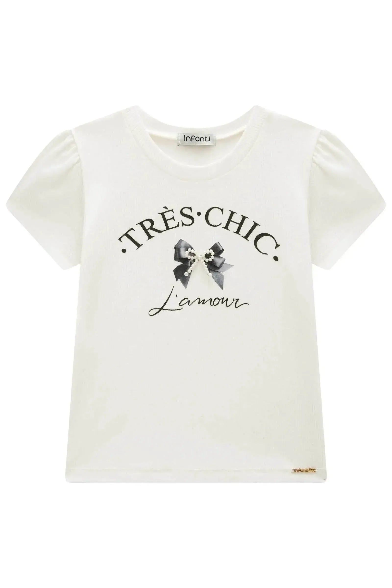 Blusa em Canelado Liz 93441 Infanti Infantil Menina