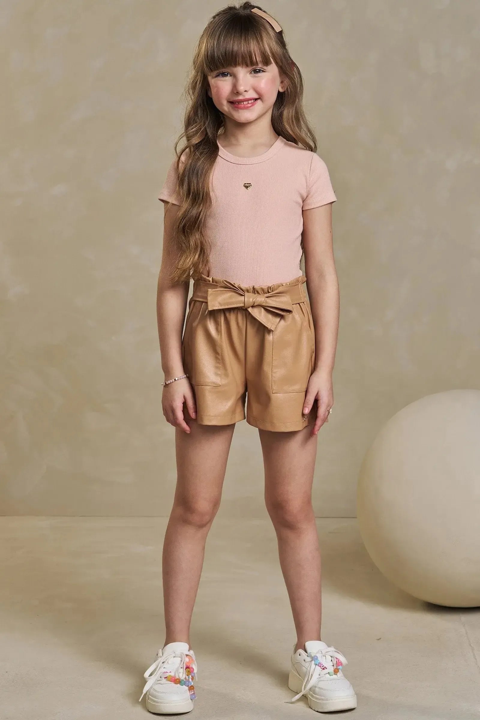 Blusa em Canelado Liz 93442 Infanti Infantil Menina