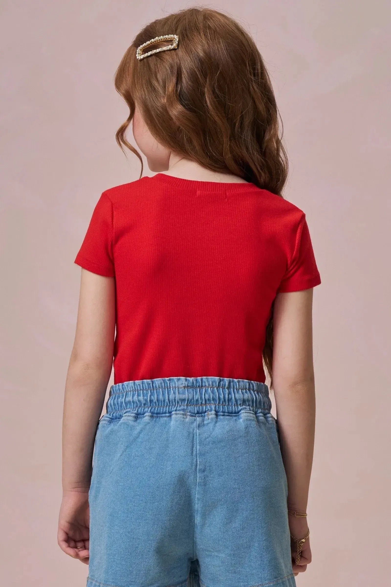 Blusa em Canelado Liz 94599 Infanti Infantil Menina