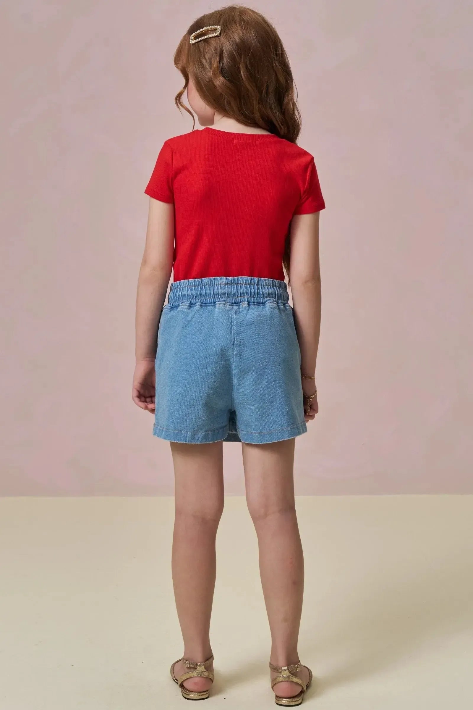 Blusa em Canelado Liz 94599 Infanti Infantil Menina