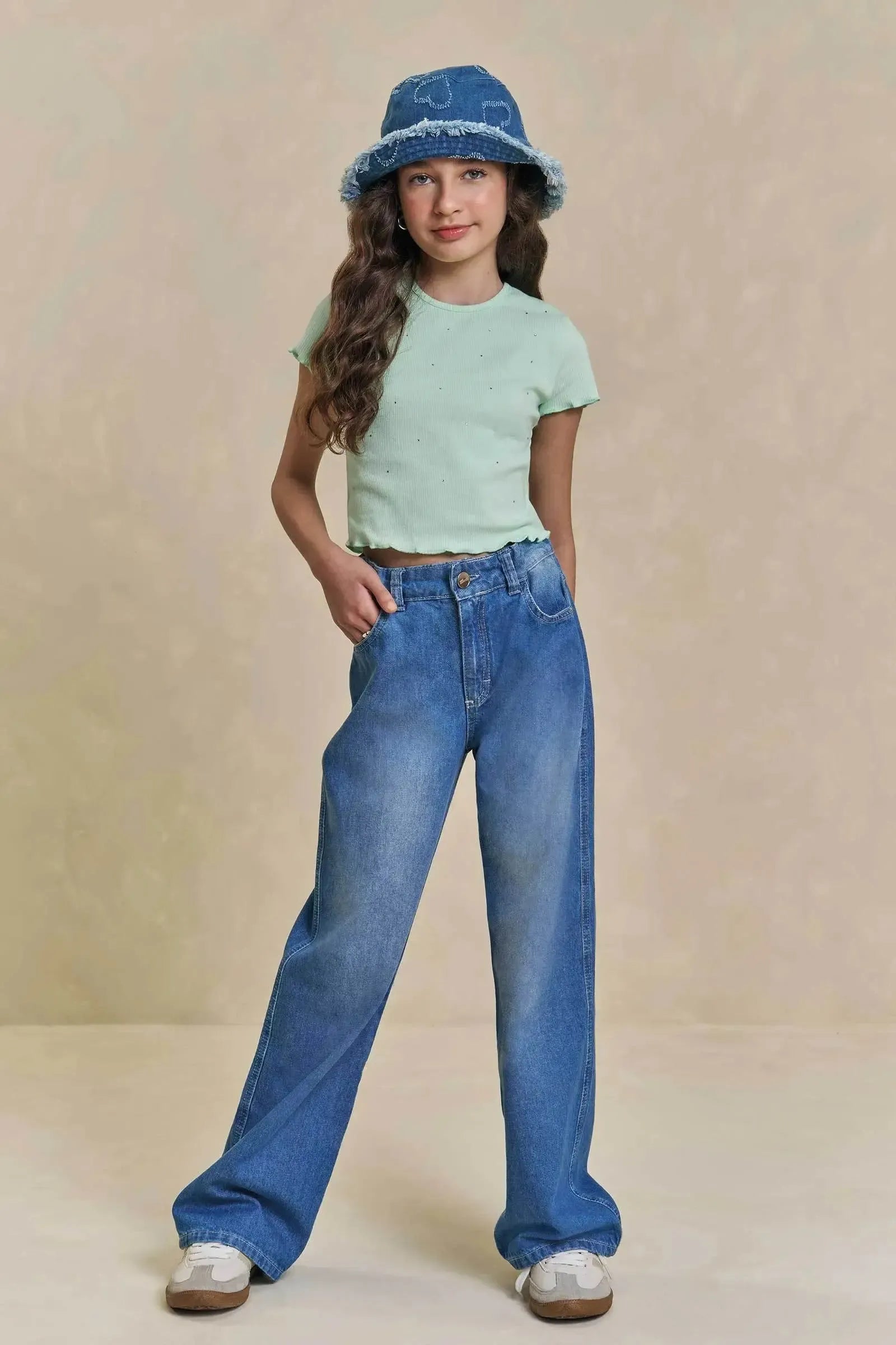 Blusa em Canelado Liz 94896 Lilimoon Teen Menina