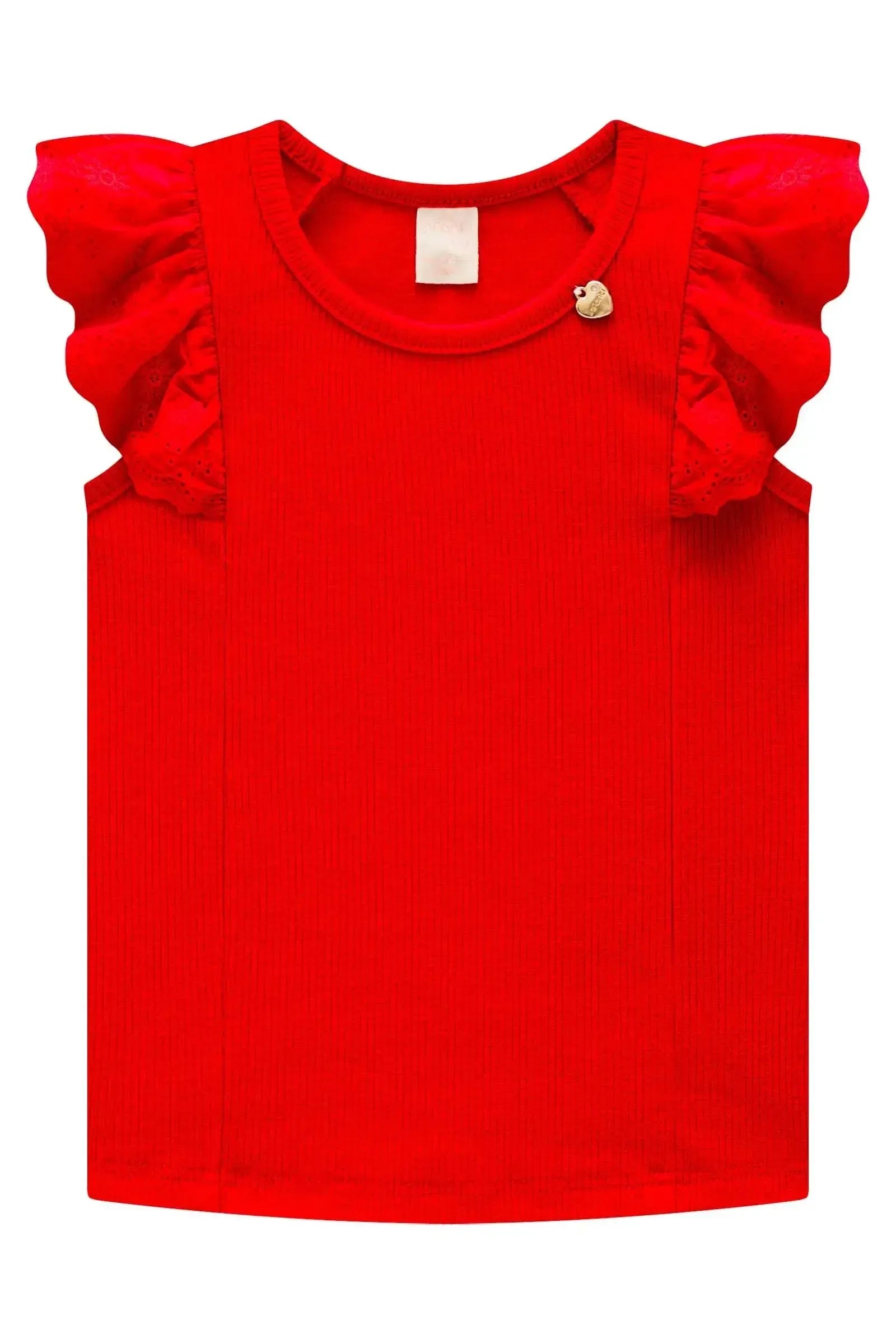 Blusa em Canelado Liz 94938 Infanti Infantil Menina