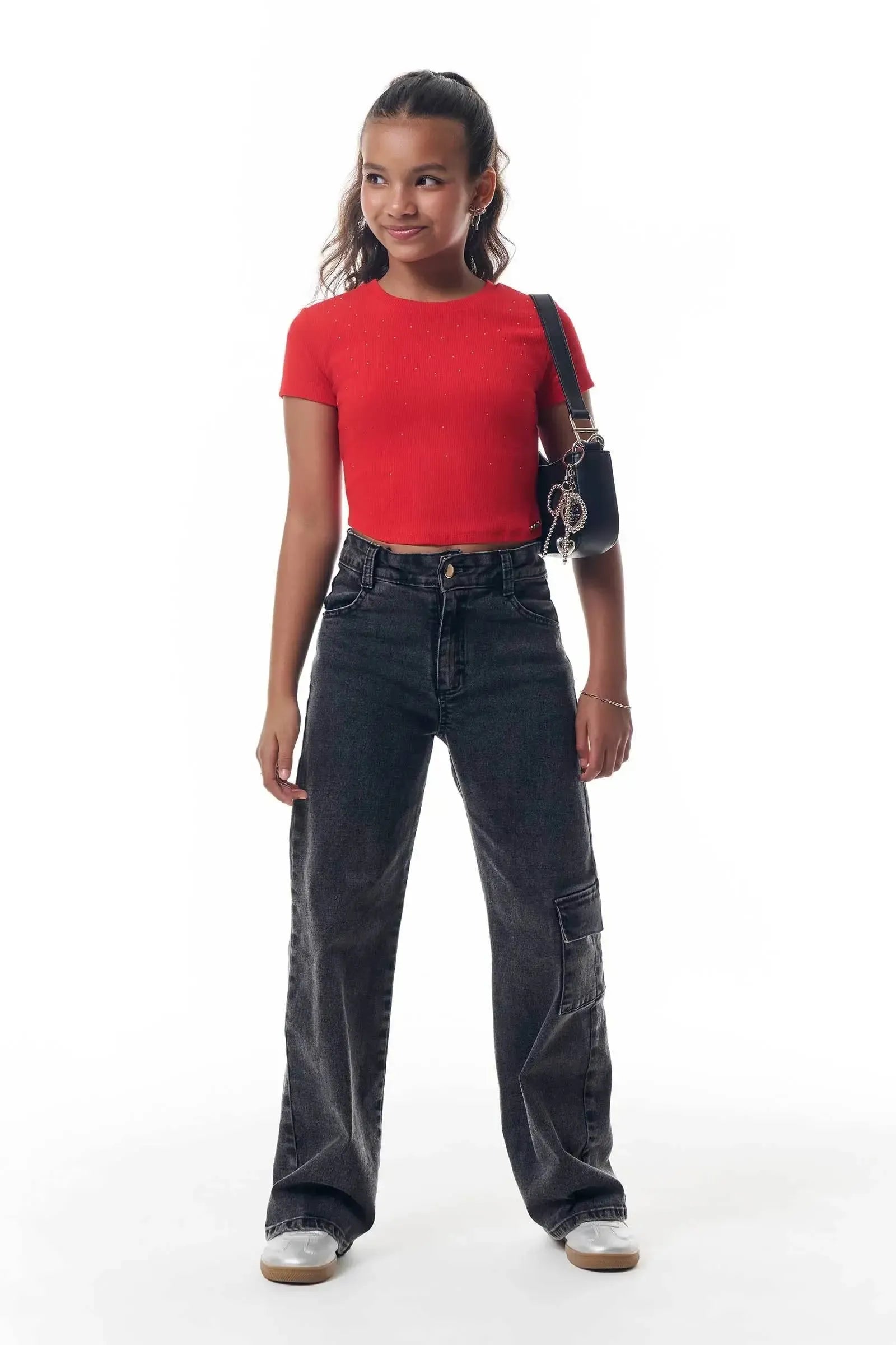 Blusa em Canelado Liz 95344 Vic&Vicky Teen Menina