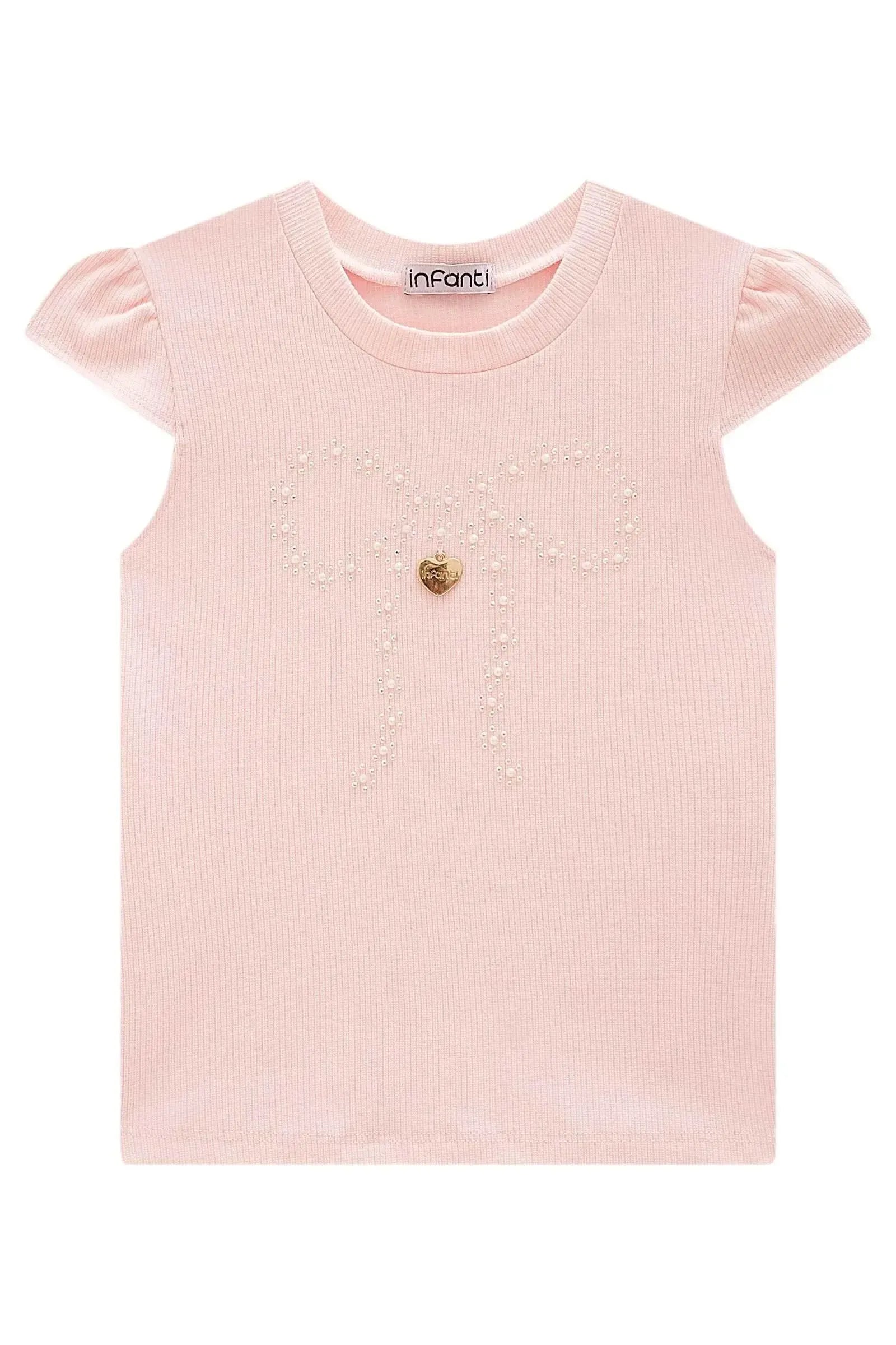 Blusa em Canelado Liz 98539 Infanti Infantil Menina