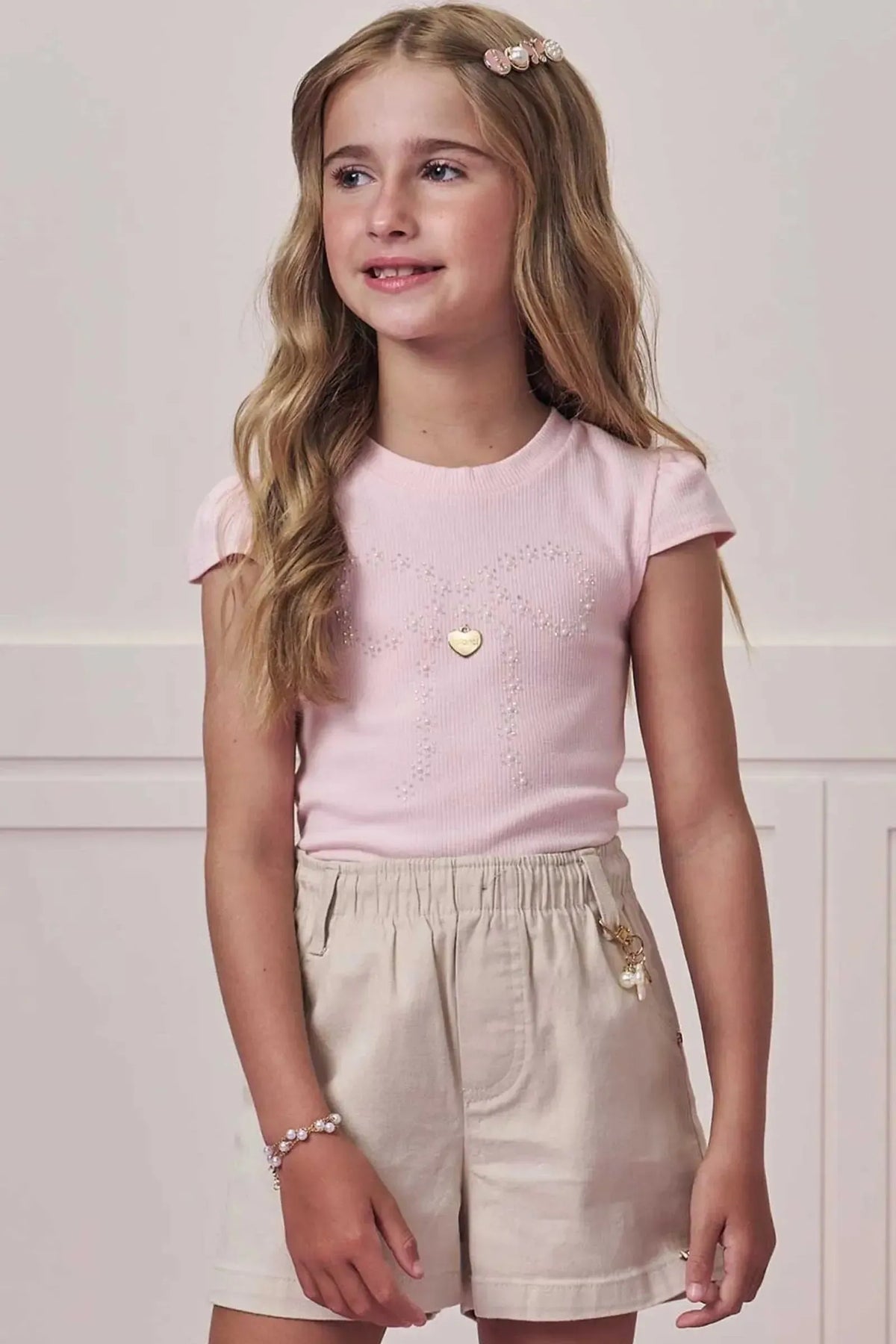 Blusa em Canelado Liz 98539 Infanti Infantil Menina