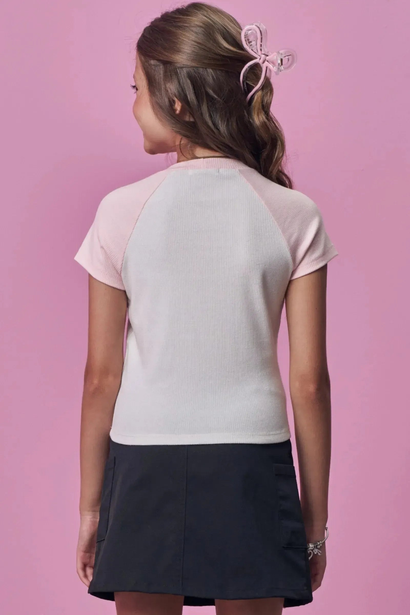 Blusa em Canelado Liz 98862 Vic Teen Menina