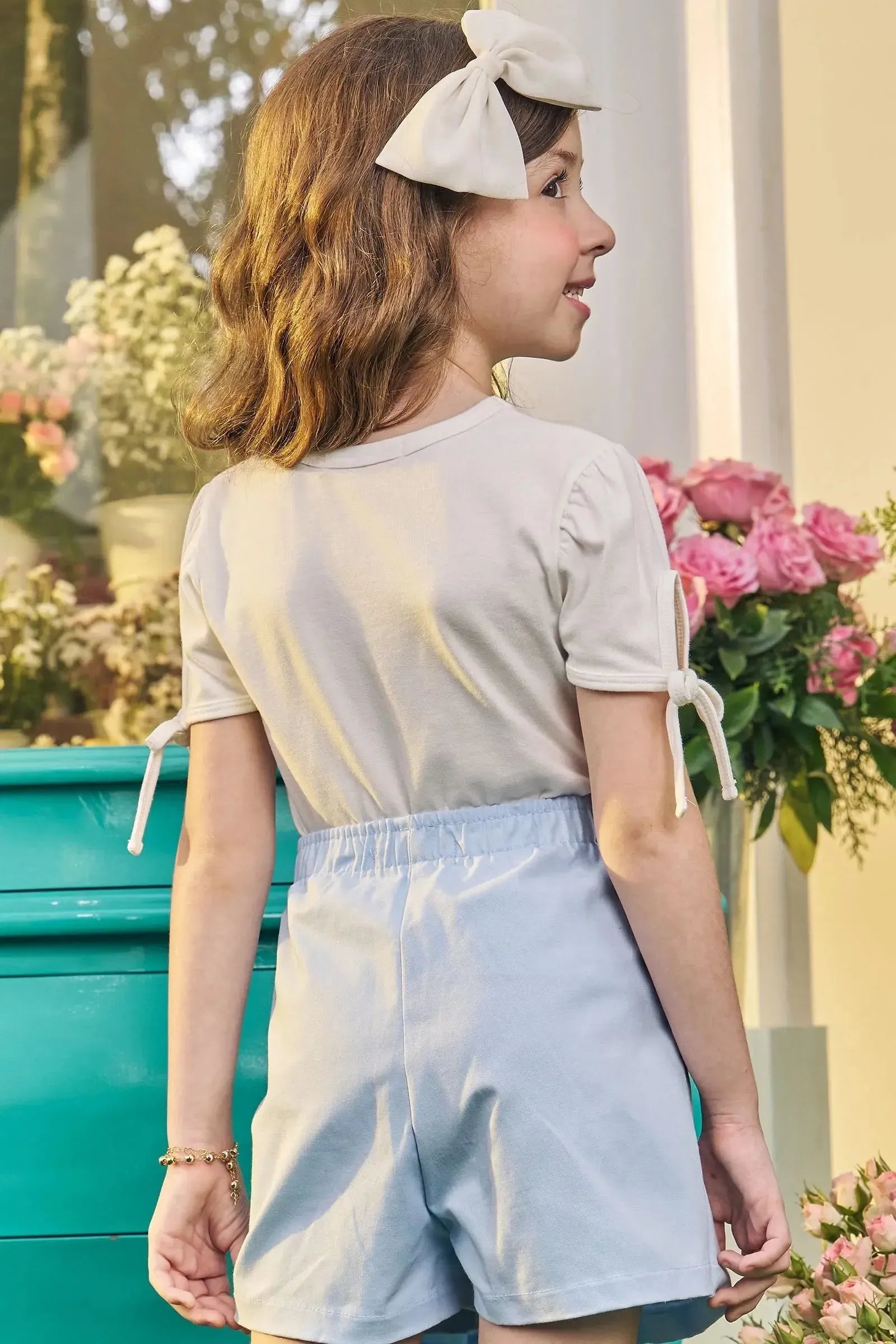Blusa em Cotton 83728 Kukiê Infantil Menina
