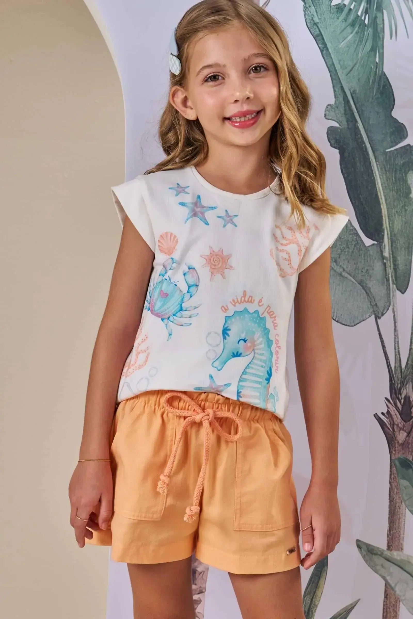 Blusa em Cotton 86487 Infanti Infantil Menina