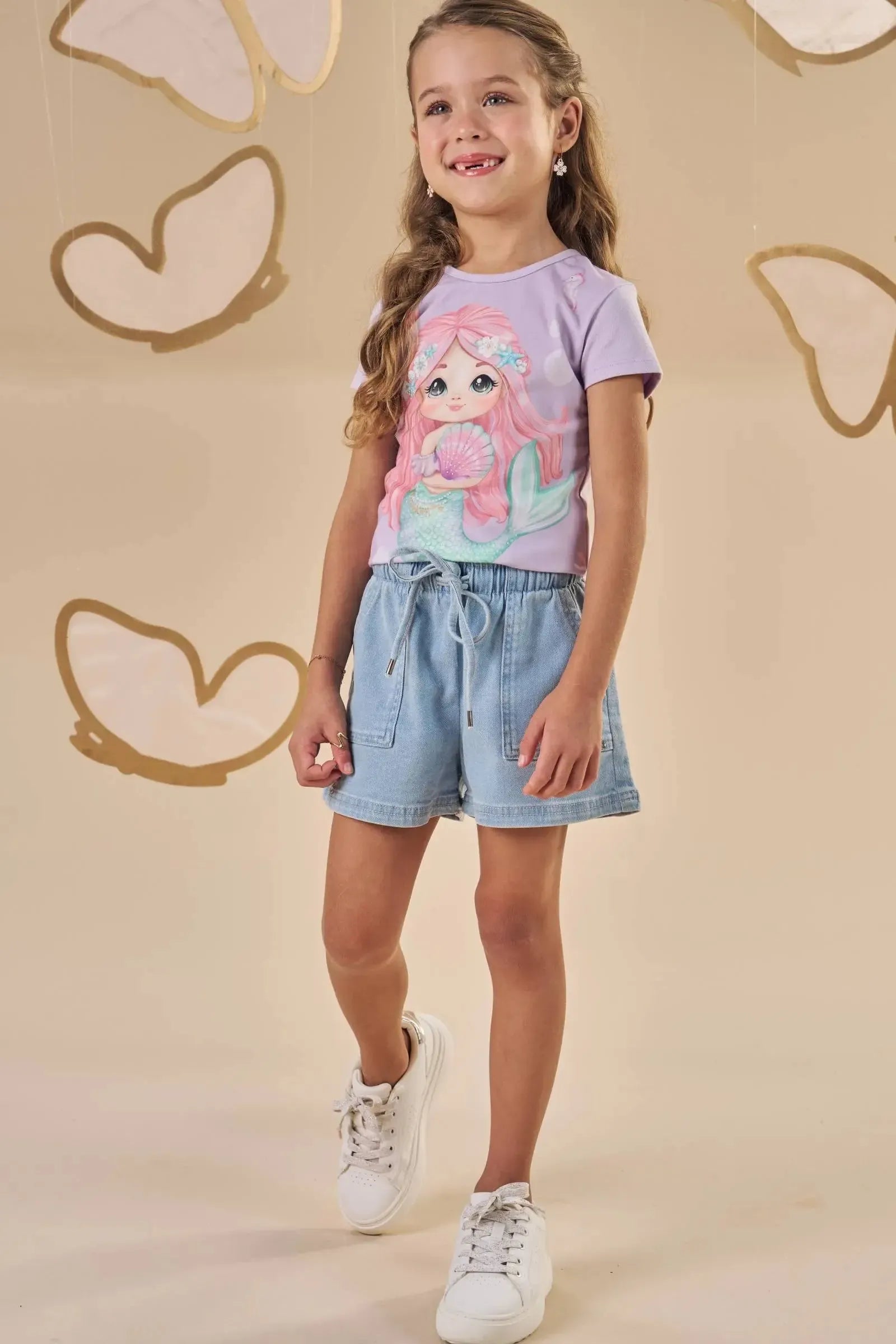 Blusa em Cotton 87246 Infanti Infantil Menina