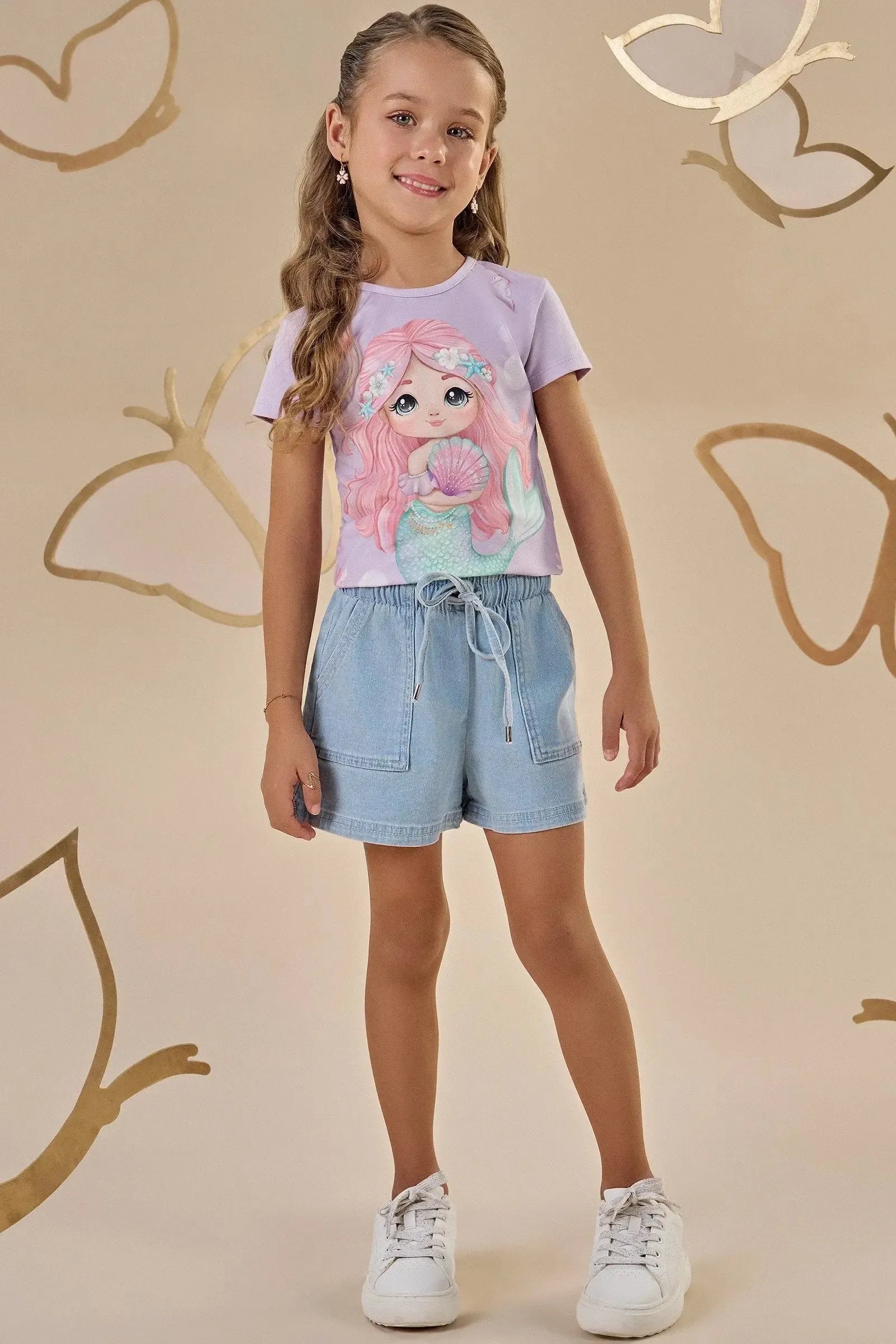 Blusa em Cotton 87246 Infanti Infantil Menina
