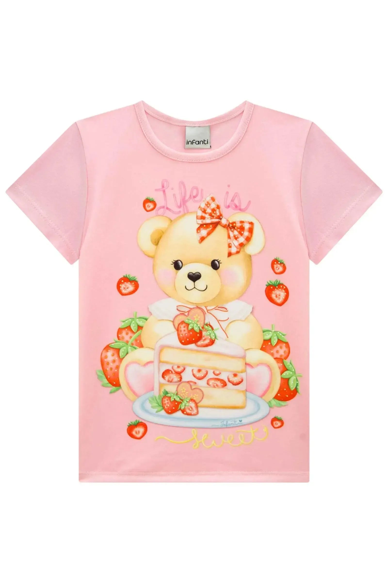 Blusa em Cotton 88598 Infanti Infantil Menina