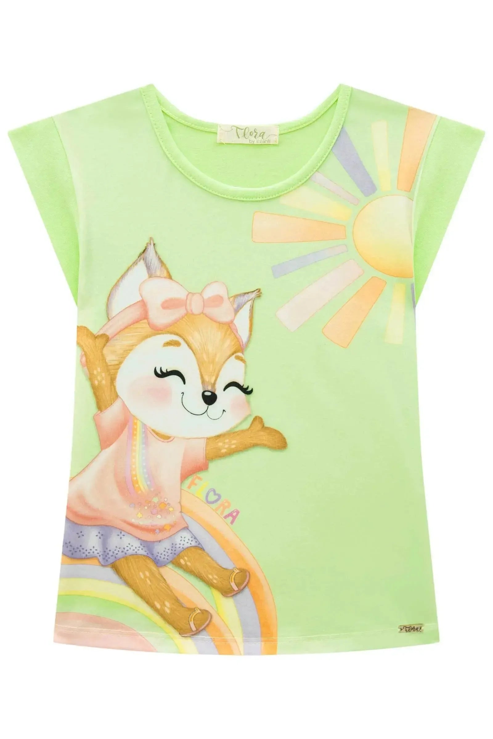 Blusa em Cotton 88715 Infanti Infantil Menina