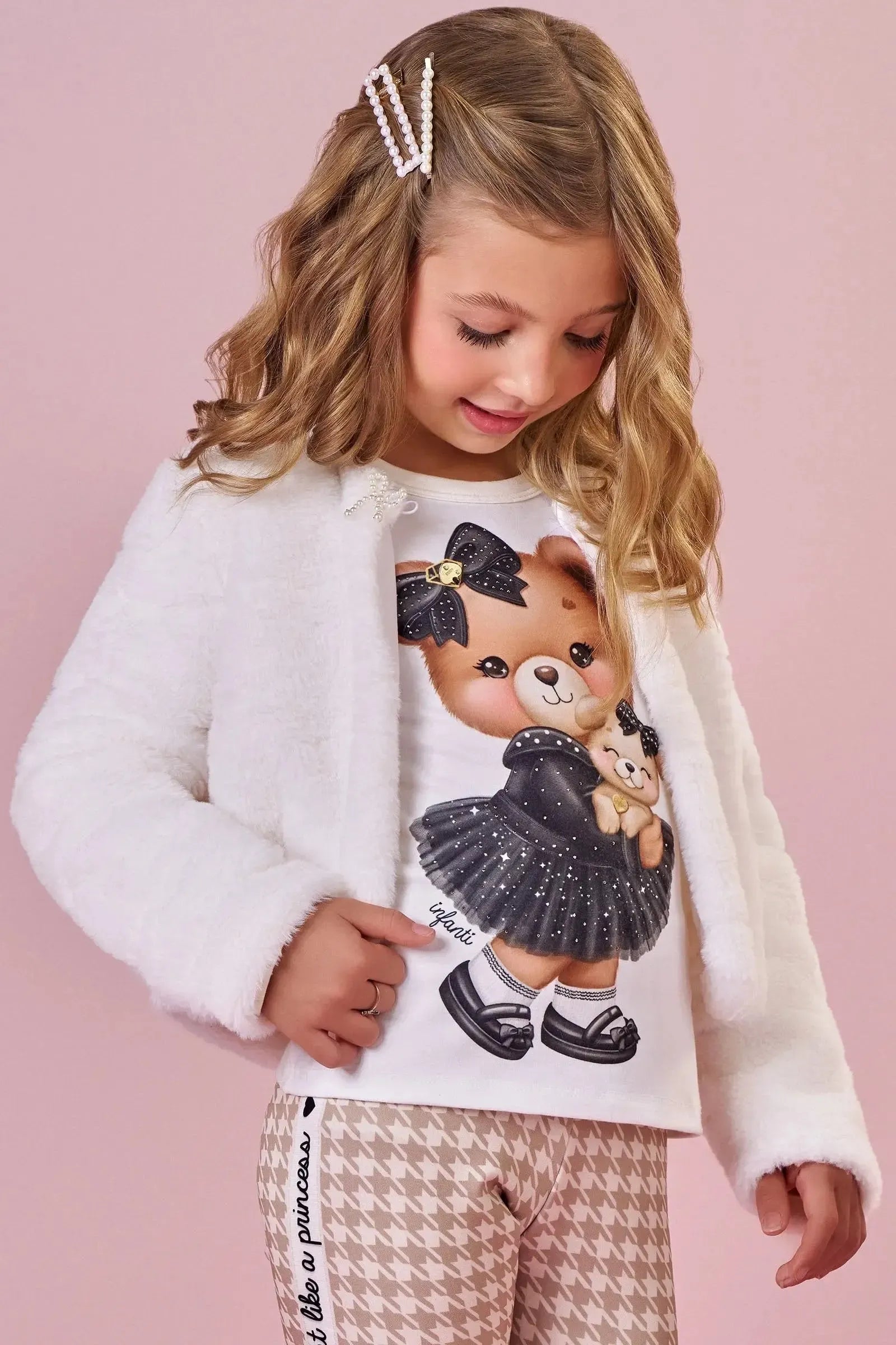 Blusa em Cotton 89466 Infanti Infantil Menina