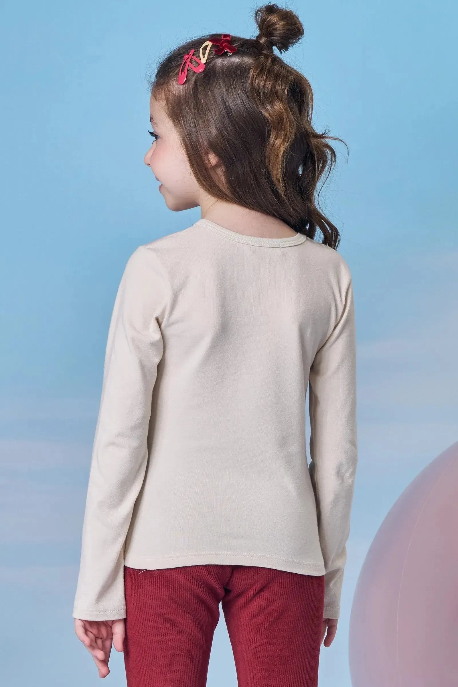 Blusa em Cotton 89577 Kukiê Infantil Menina